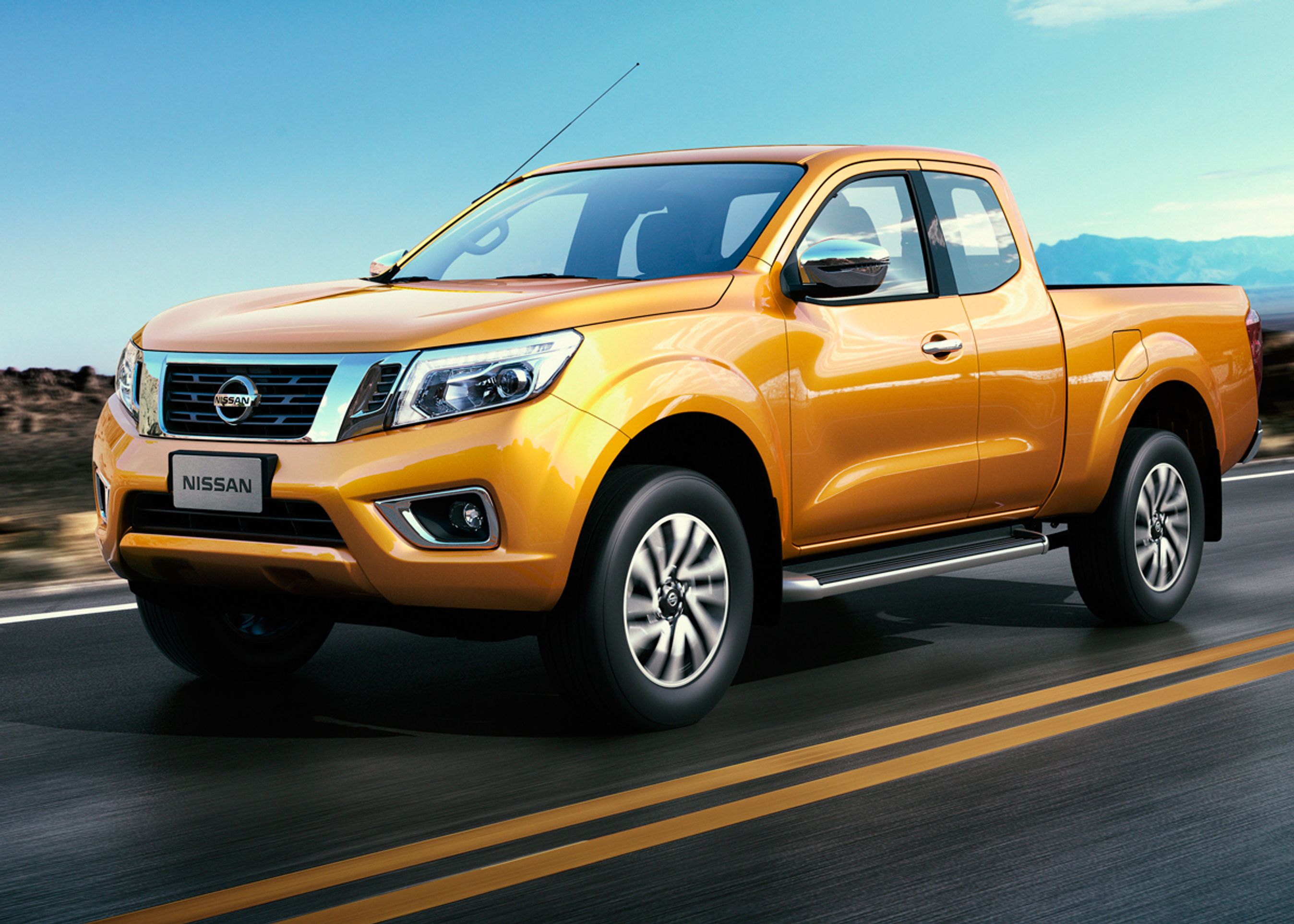 Nissan Navara danner basis for Mercedes-Benz' X-klasse pickup. Men Mercedes sætter et kraftigt aftryk på sin version. Foto: Nissan