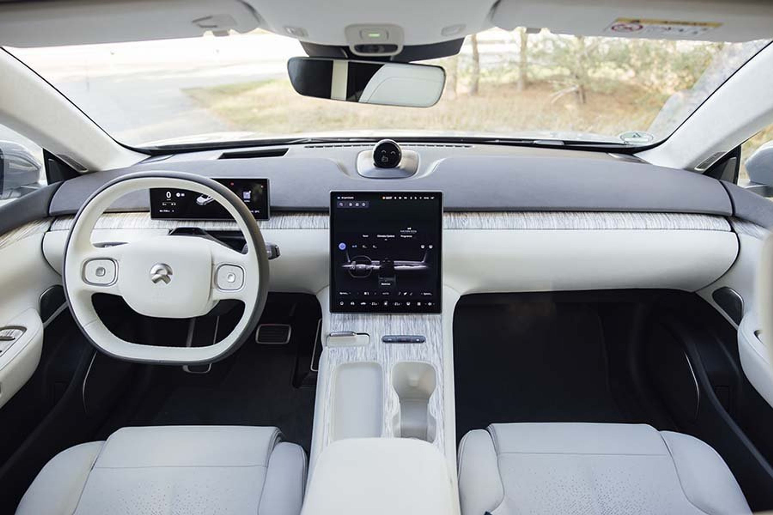 Kabinen er flot og ren i sit design.