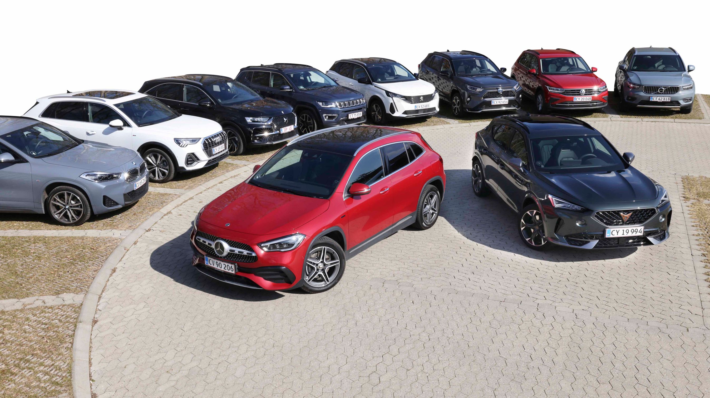 Gruppetest af 10 plugin-hybrider i SUV-klassen