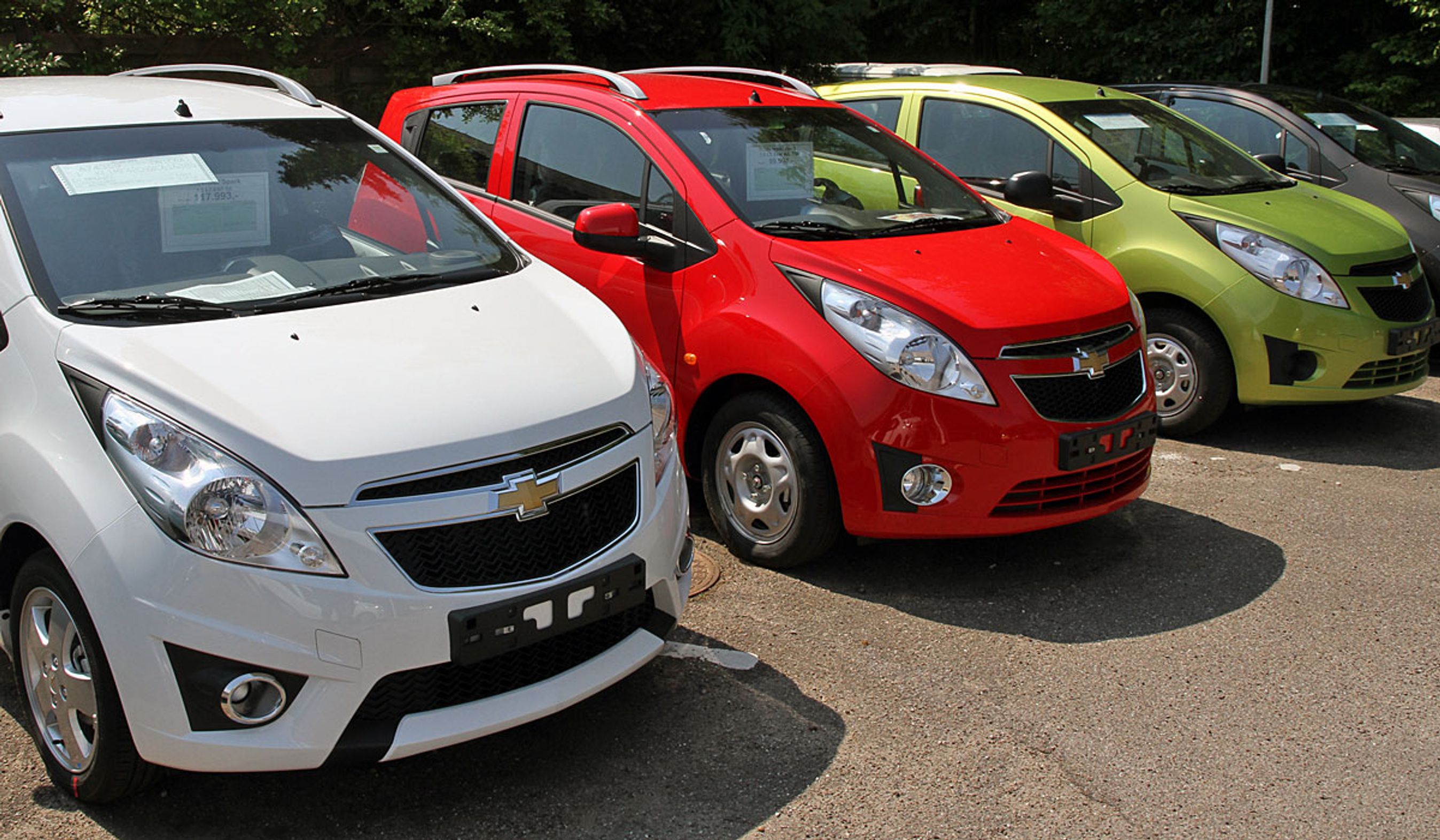 Alle solgte Chevrolet Spark skal på værksted.