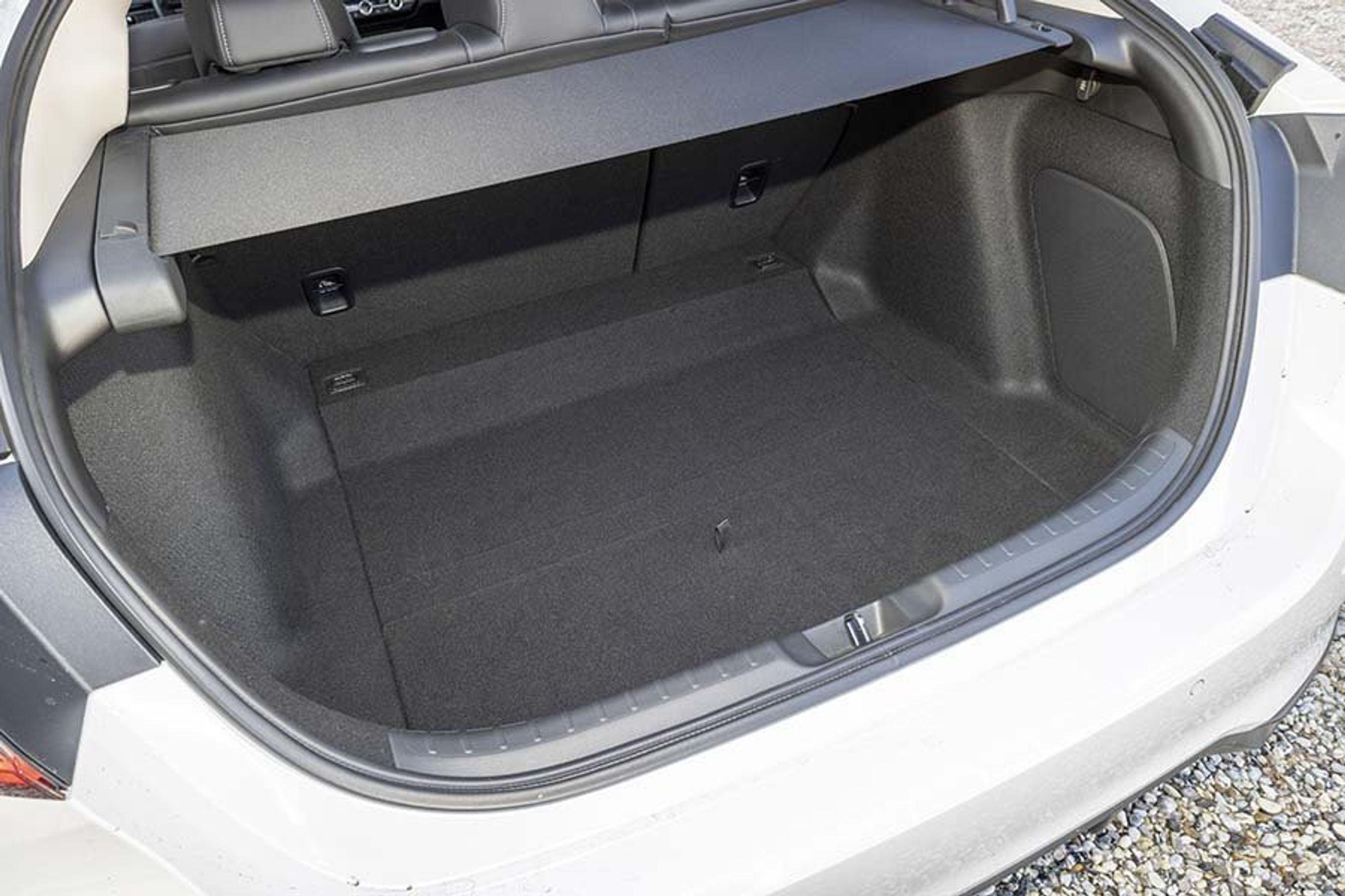 Bagagerummet rummer 410 liter og er ganske dybt.