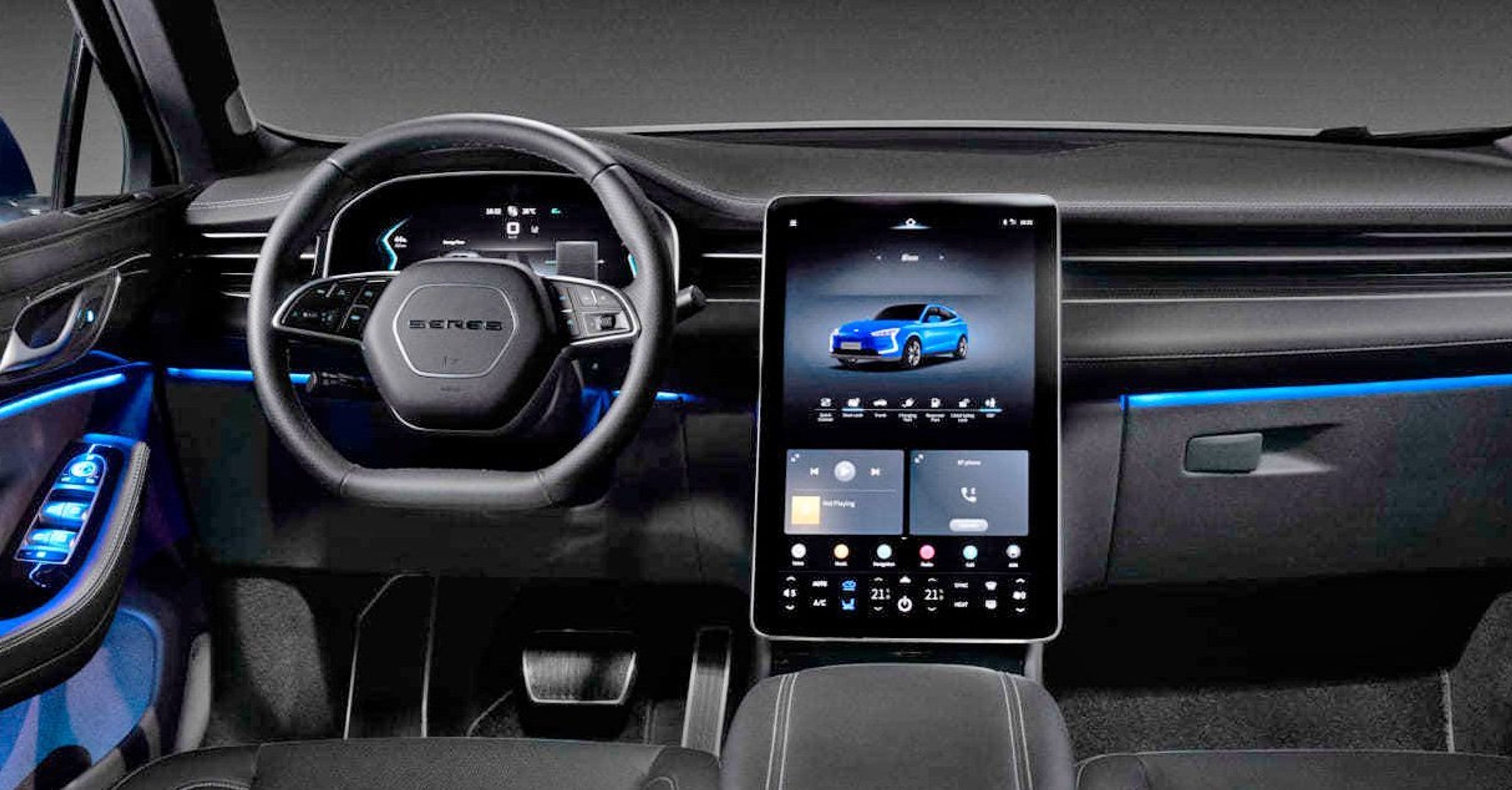 Førerpladsen i Seres 5.