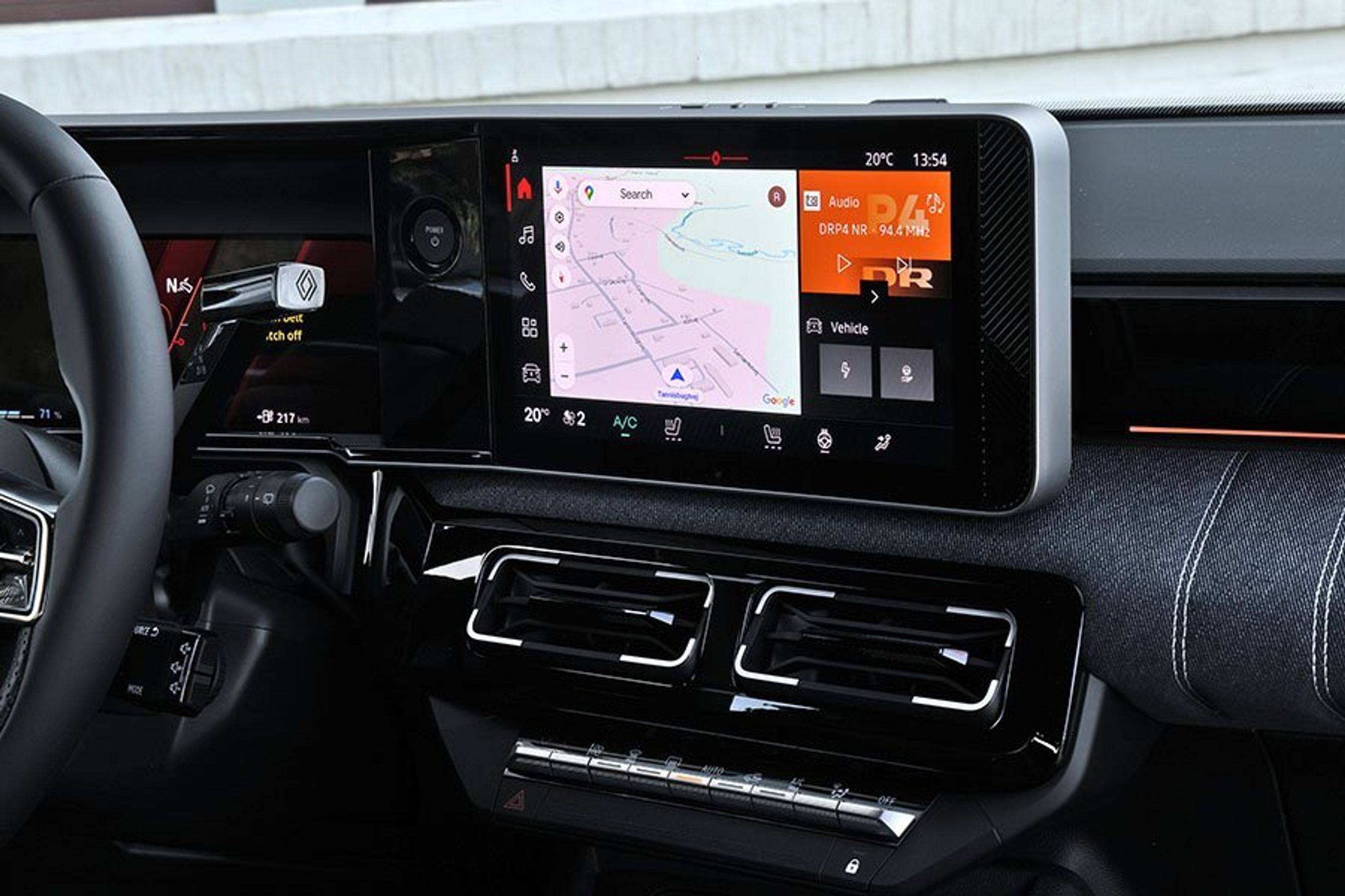 Skærm i en Renault 5