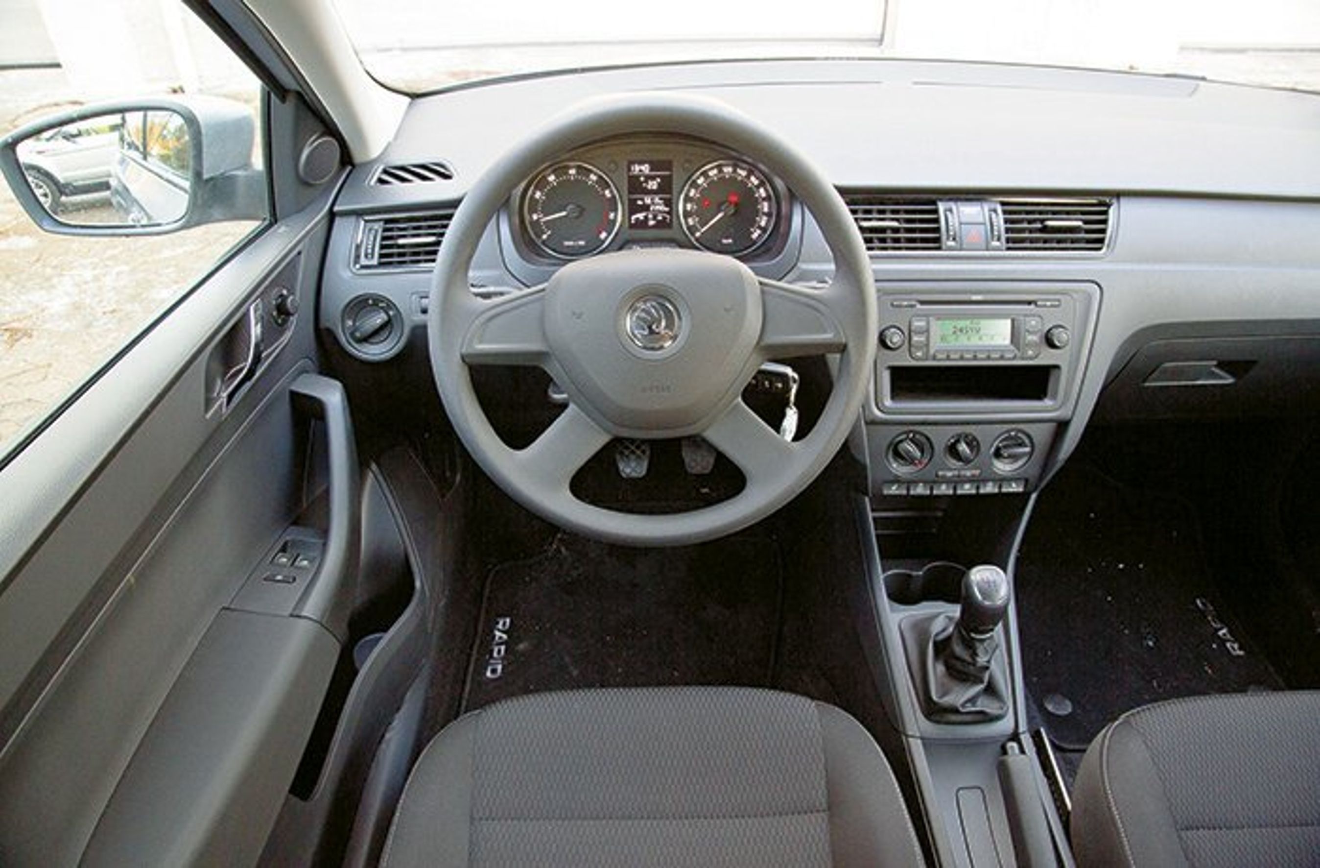 Skoda Rapid kabine