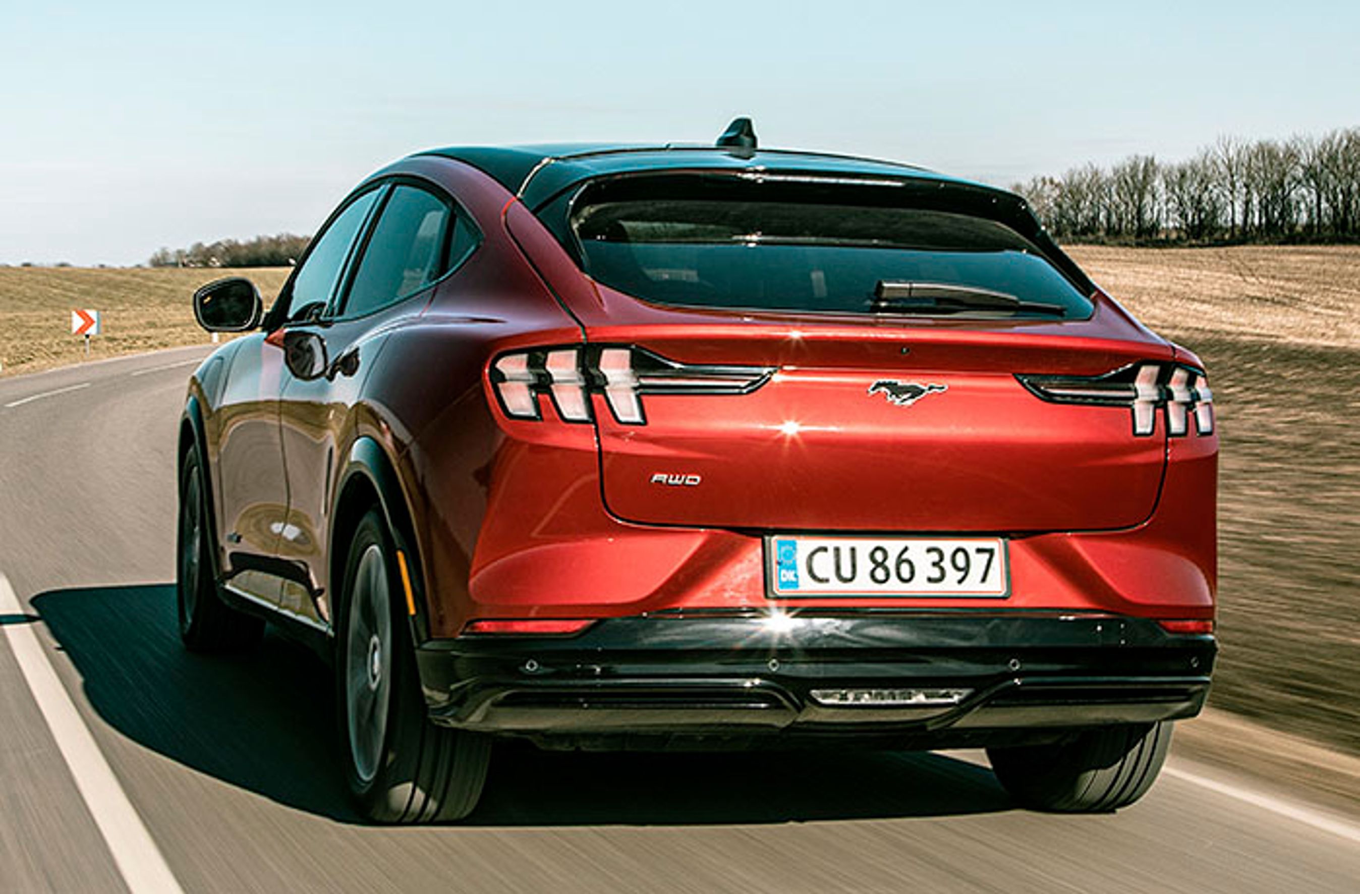 Ford Mustang Mach-E set bagfra