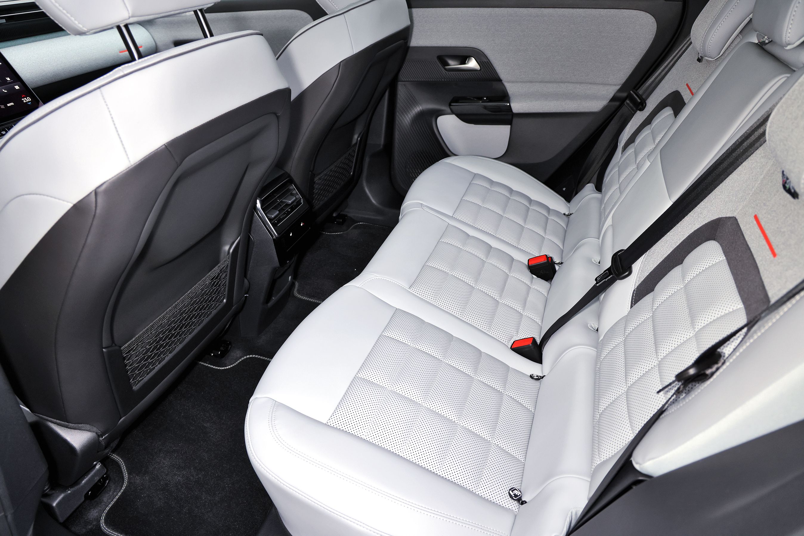 Bagsæde i en Citroën Ë-C5 Aircross