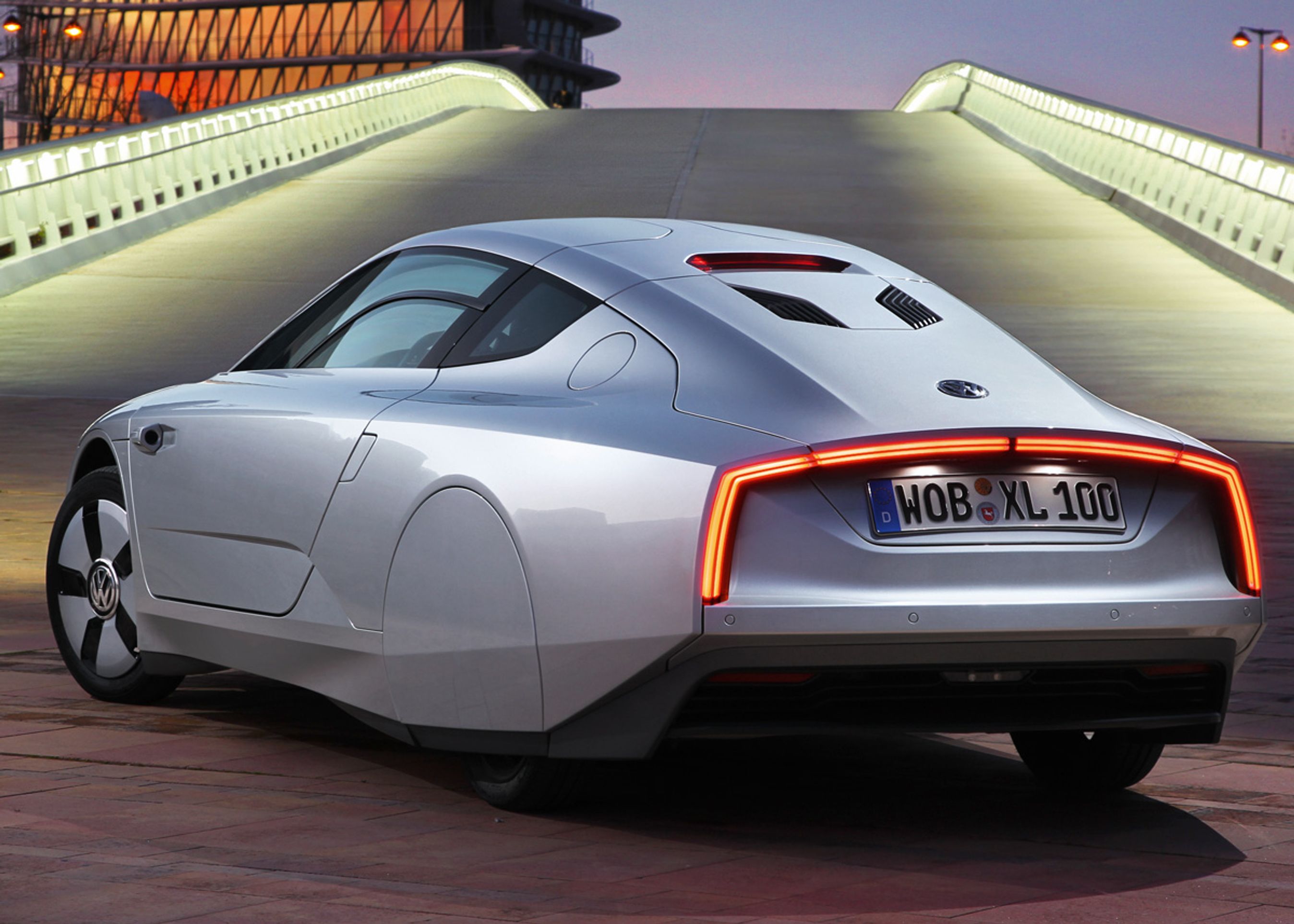 XL1 er ekstrem aerodynamisk. Cd-værdien er blot 0,189.