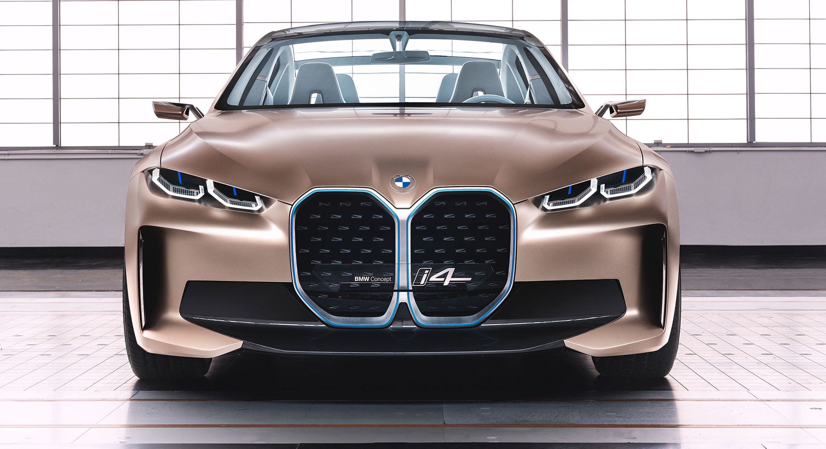 BMW i4 - så godt som den færdige bil.