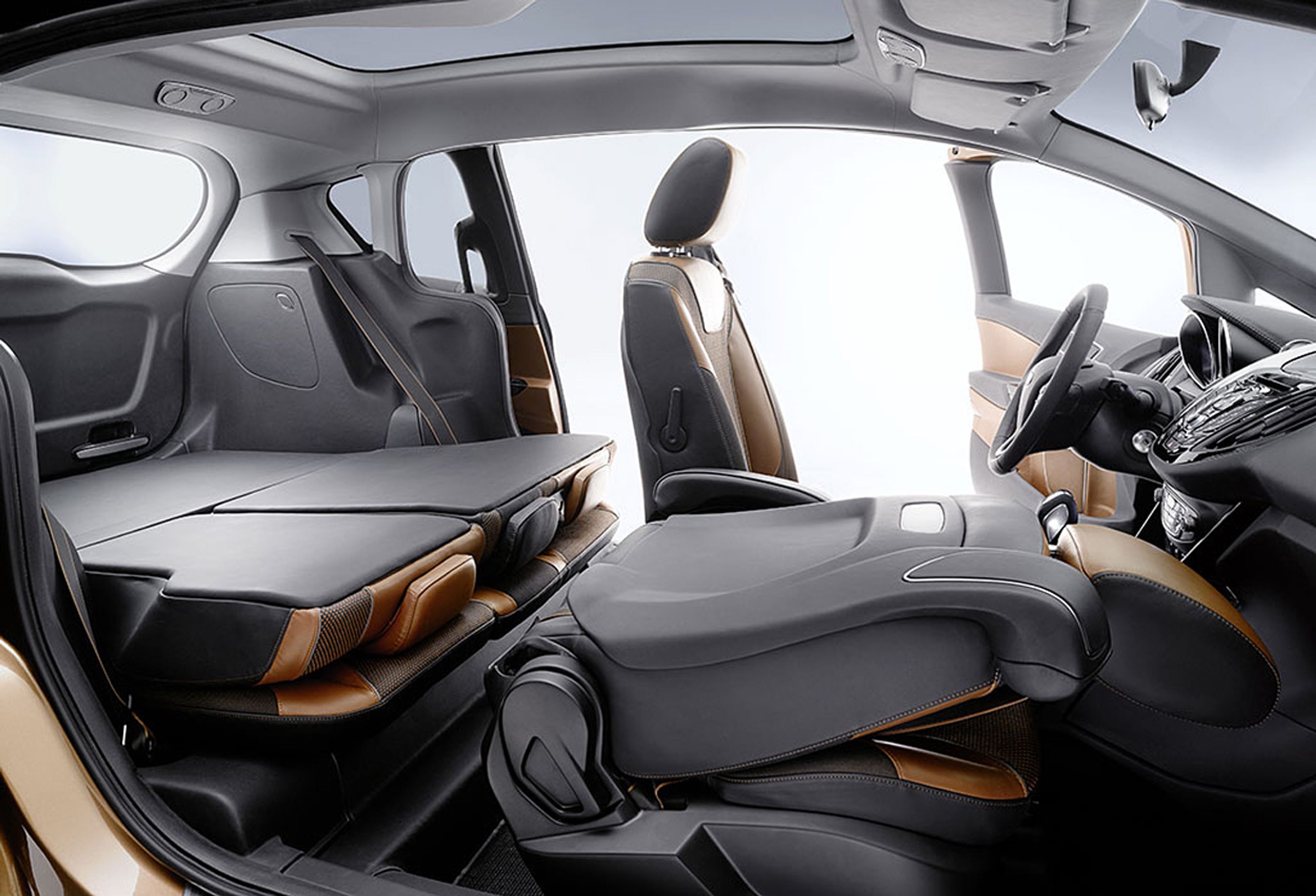 Der er plads til genstande, der er op til 2,35 meter lange.