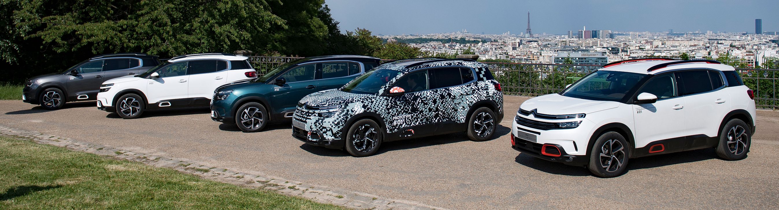 En stribe af C5 Aircross.