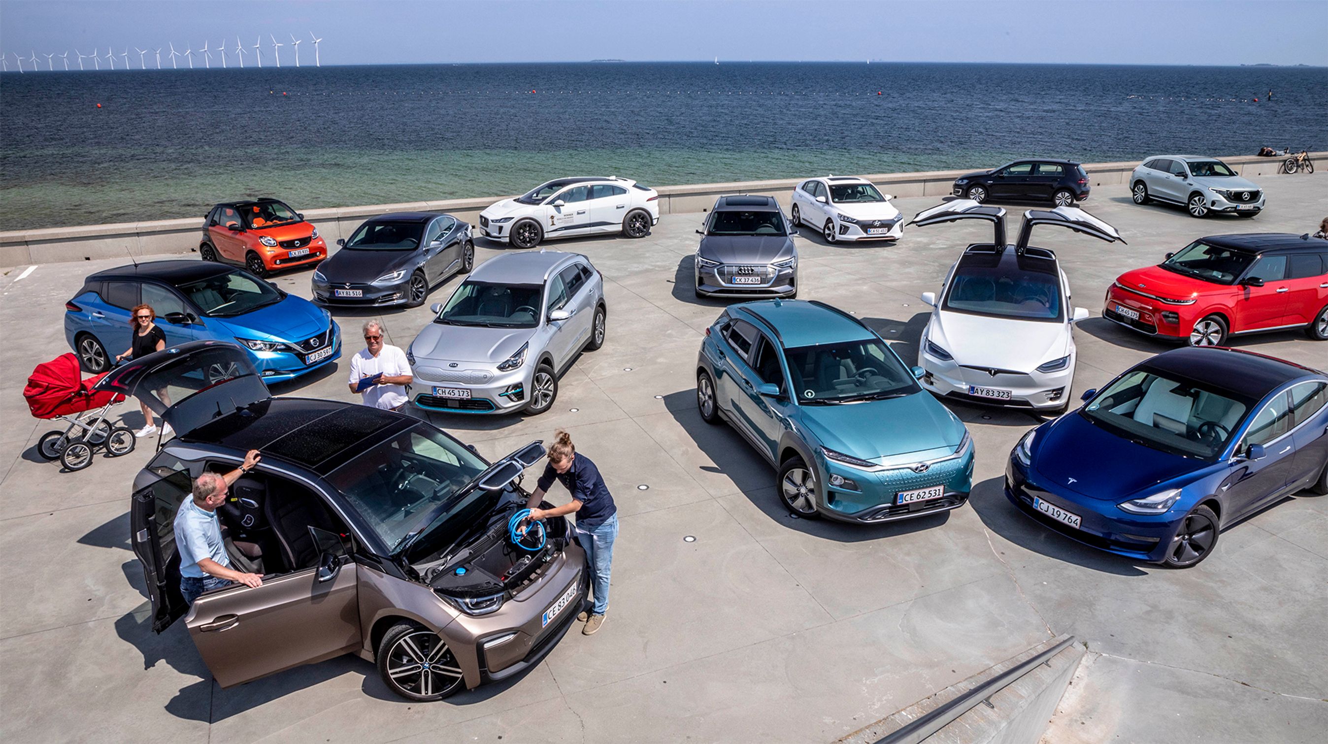 Gruppetest af elbiler 2019