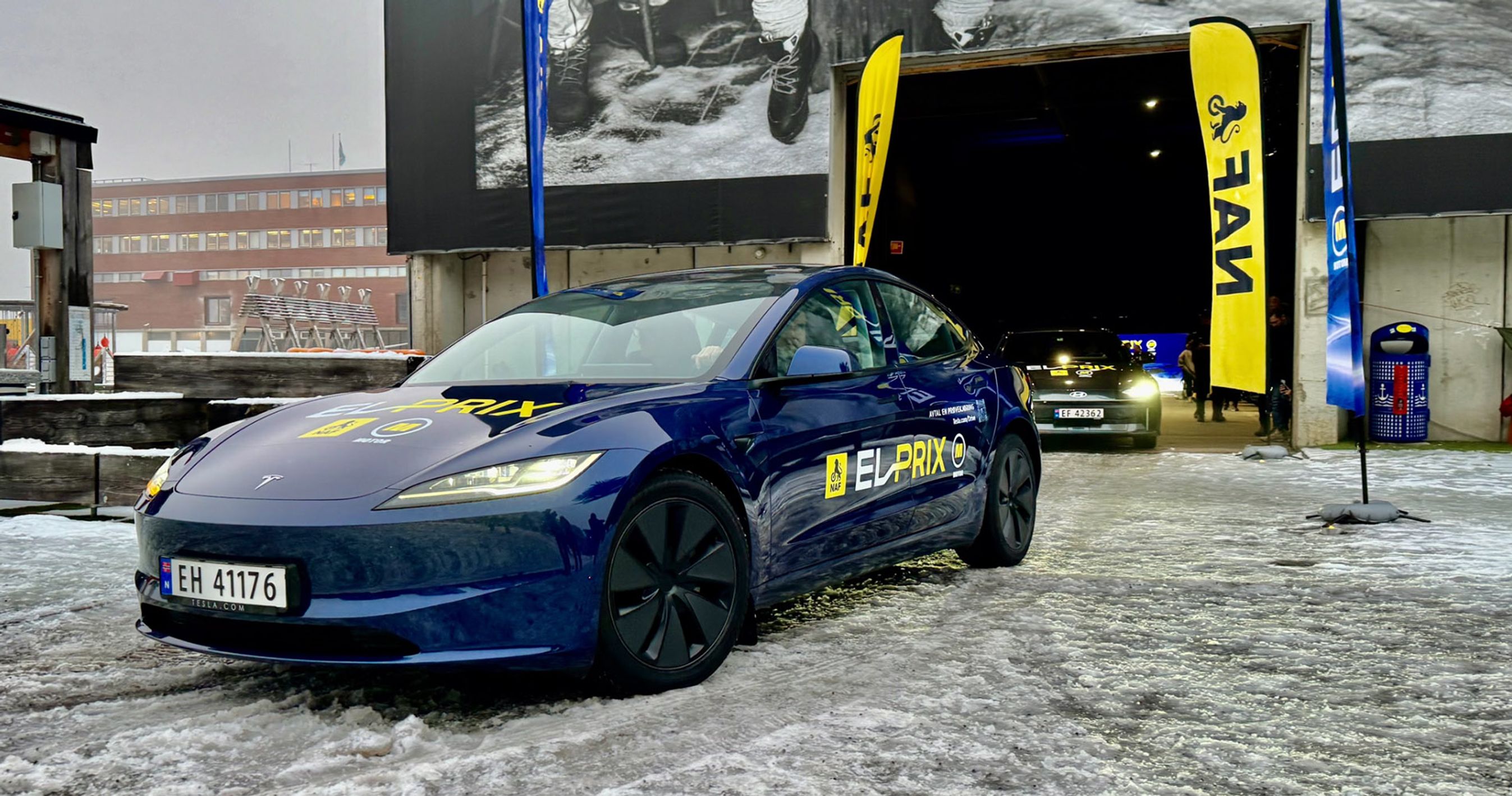Test af elbiler i Norge. Tesla kører forrest.