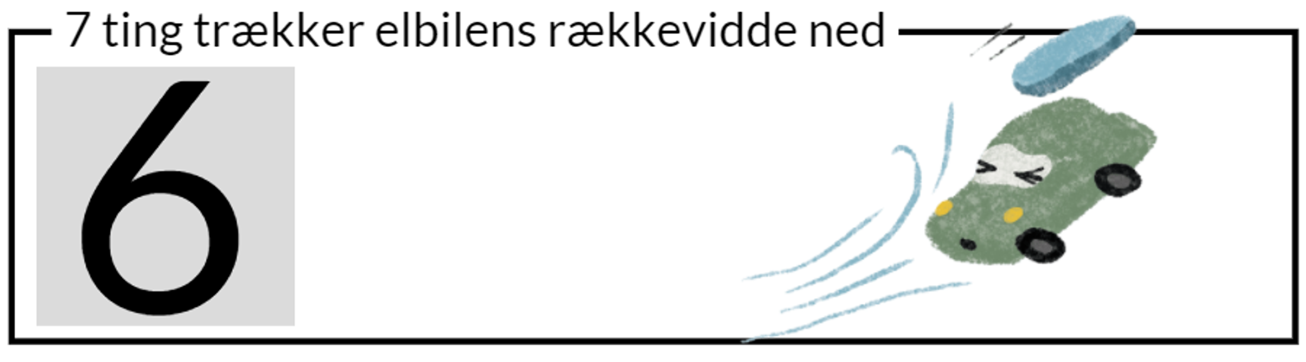 Grafik: 7 ting der påvirker rækkevidden / Illustration: Camilla Riis Meile