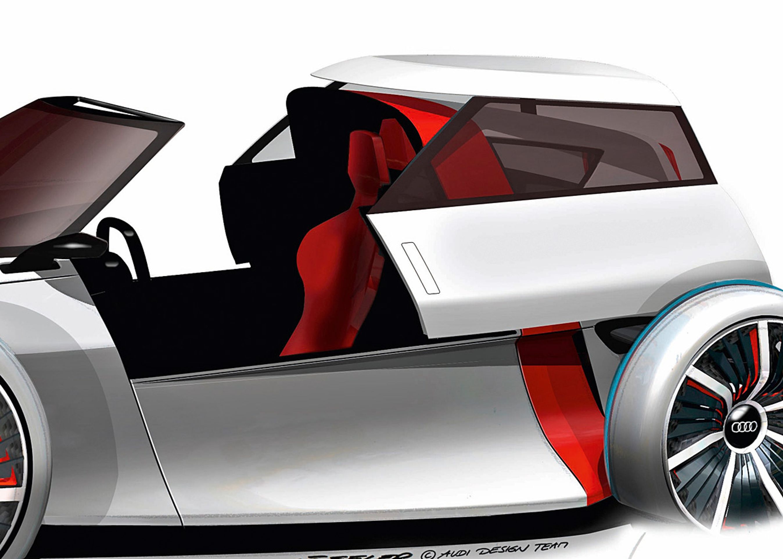 Taget på Urban Conceptkan skydes tilbage, når man skal ind og ud.