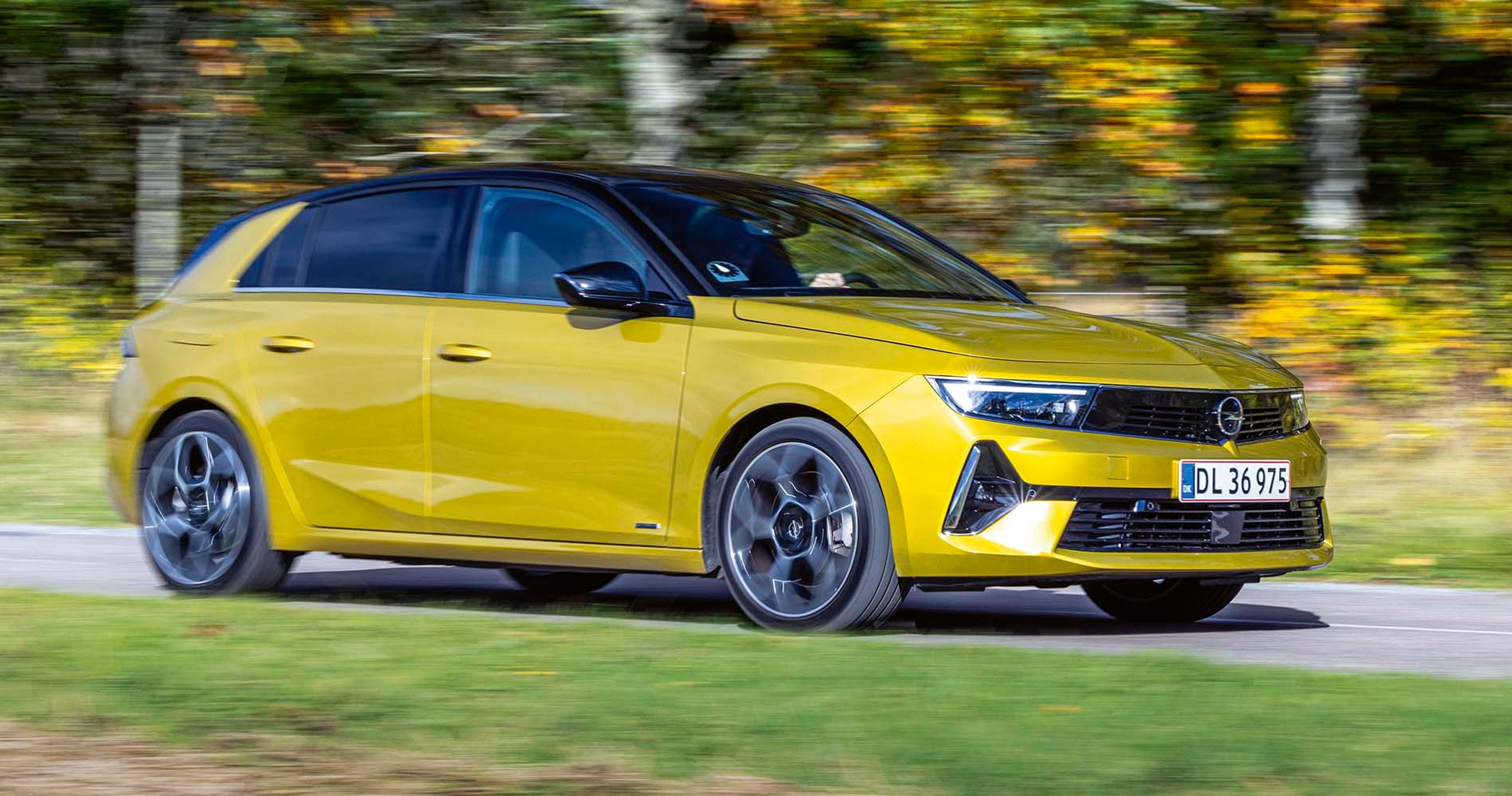 Opel Astra set fra siden