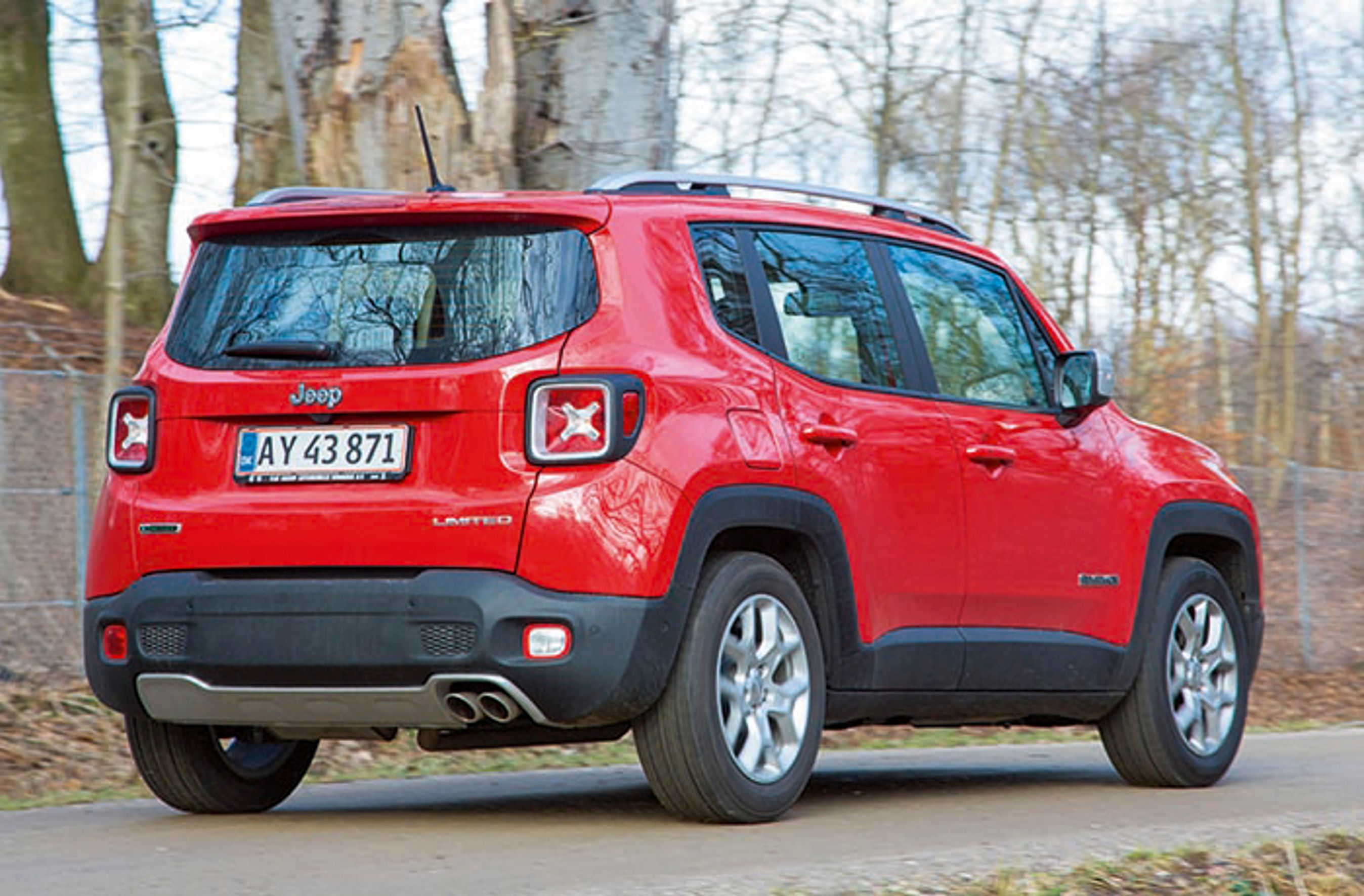 Jeep Renegade bagfra