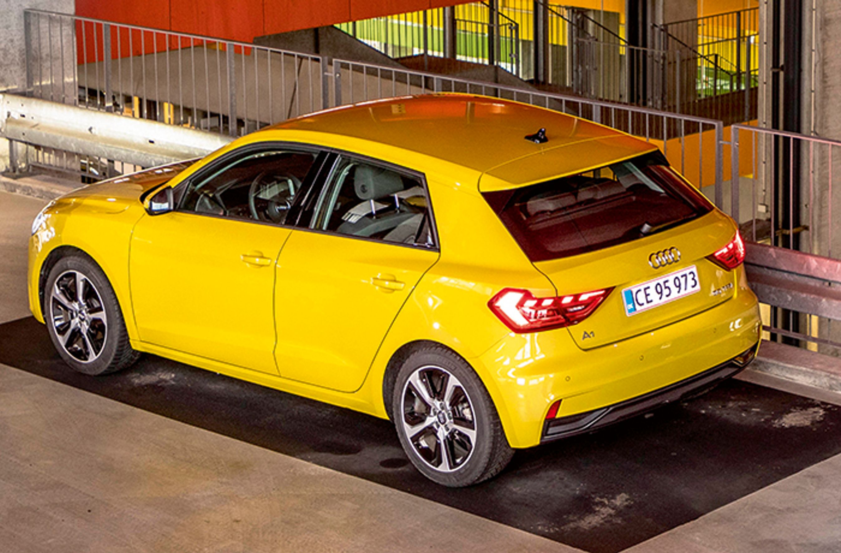 Audi A1 er flot set bagfra