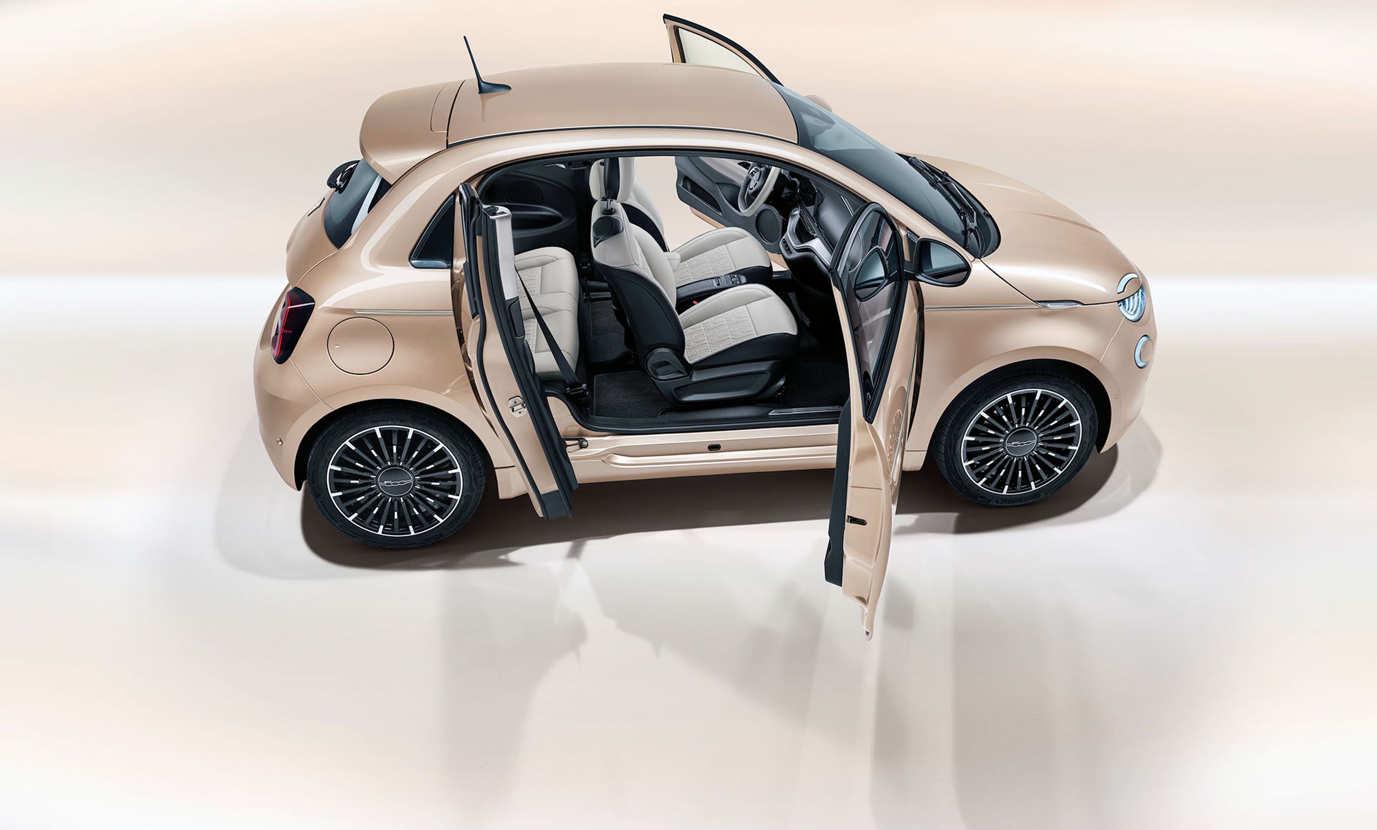 Fiat 500 i den særlige 3+1-udgave.