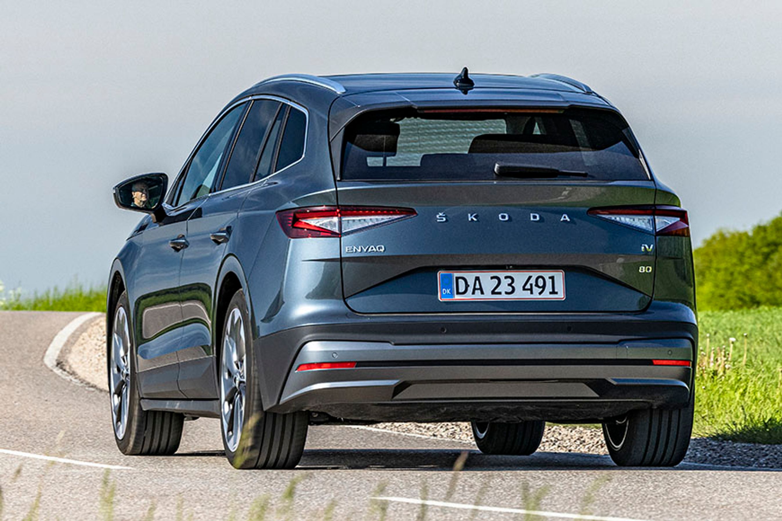 Skoda Enyaq set bagfra