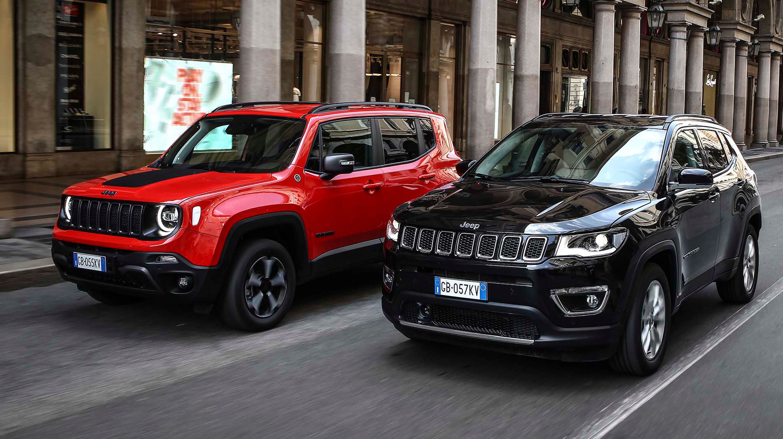 Jeep Compass og Jeep Renegade