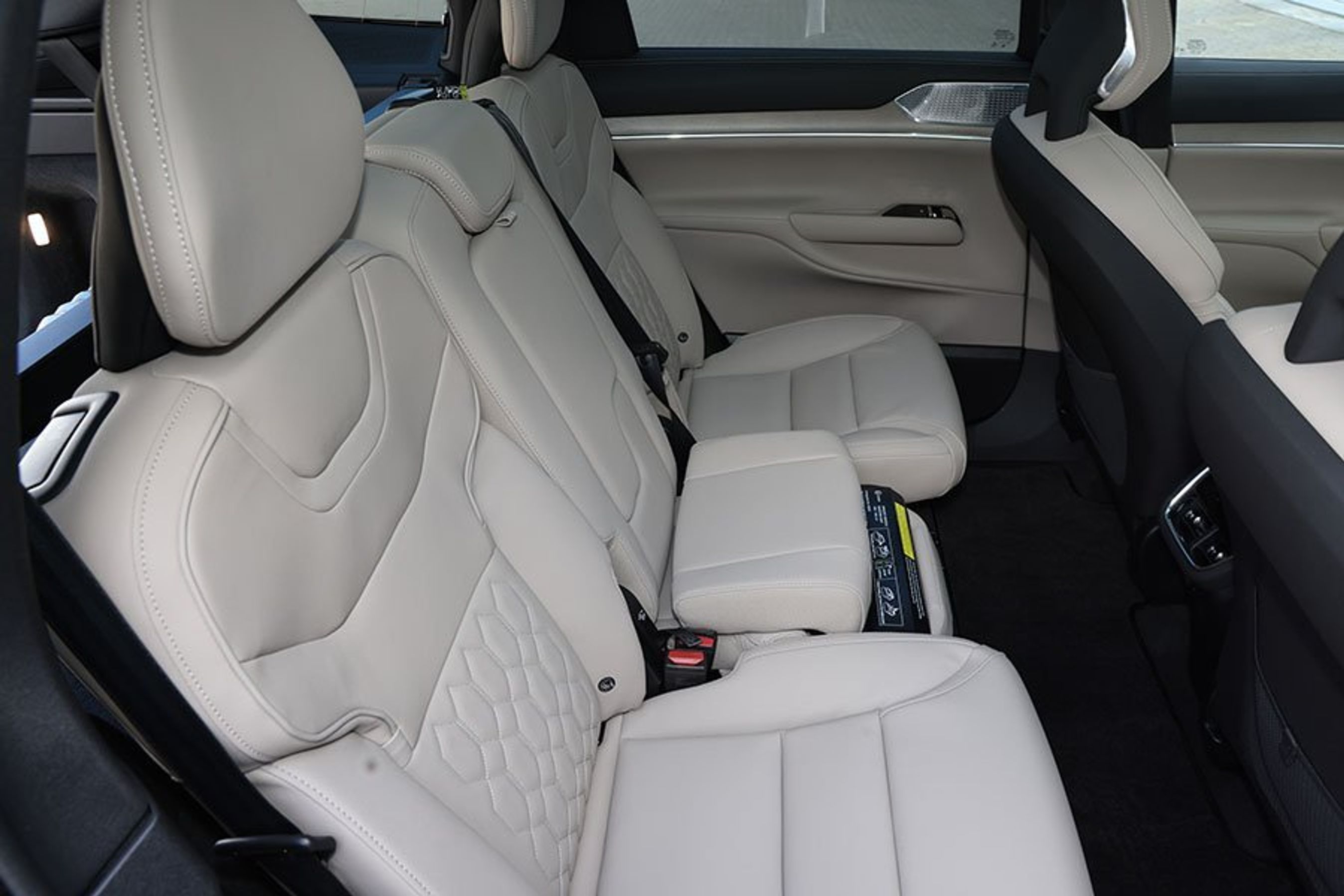 Bagsæde i en Volvo EX90