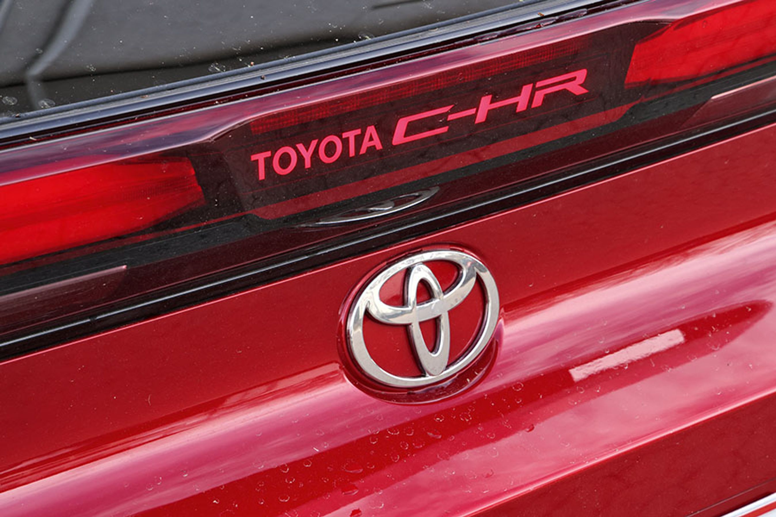 Når man låser bilen op, tændes lyset i navnet, der er indstøbt i baglygtearrangementet kortvarigt. Det ser flot ud!