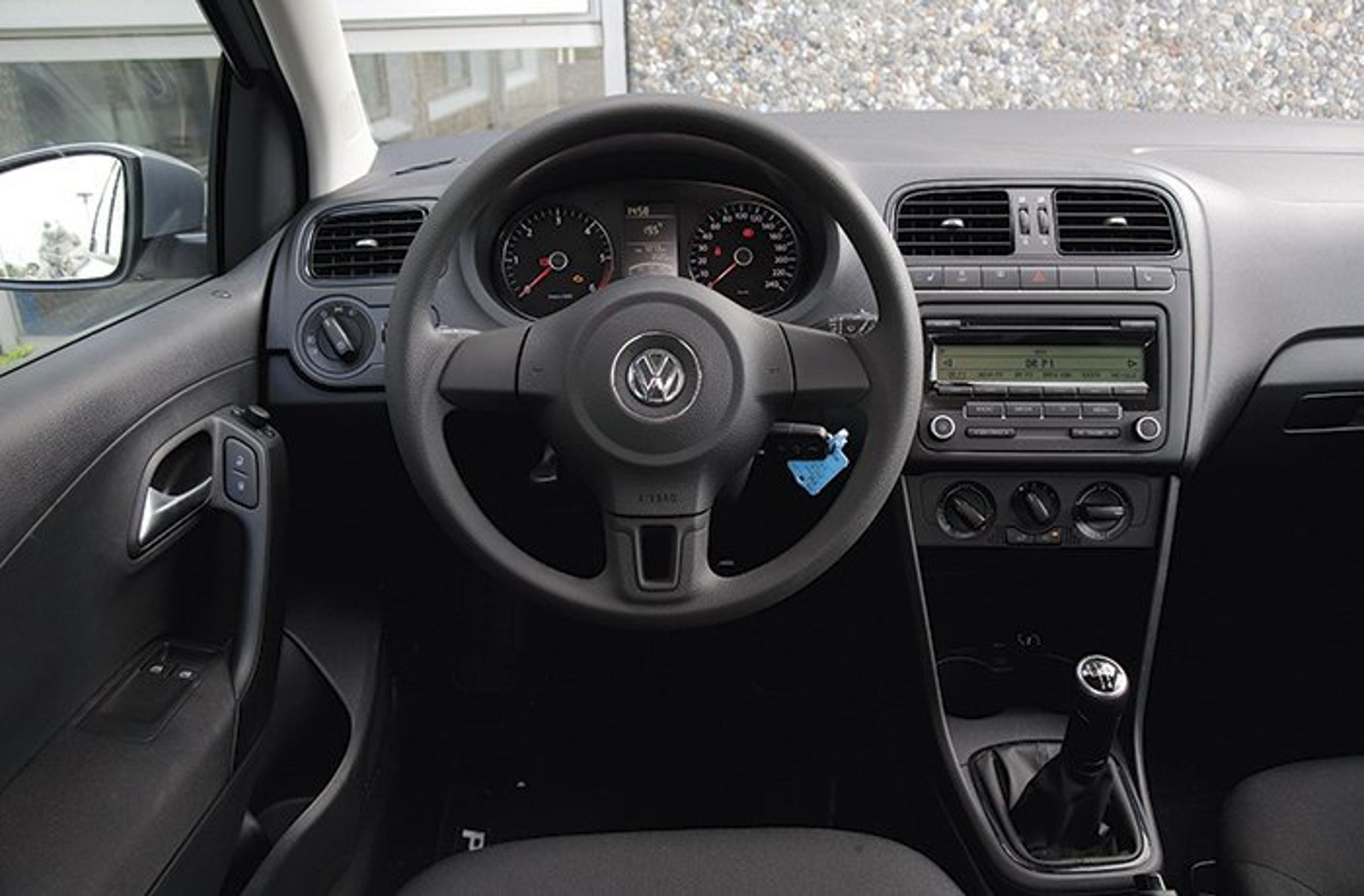 Man sidder rigtig godt bag rattet i VW Polo.