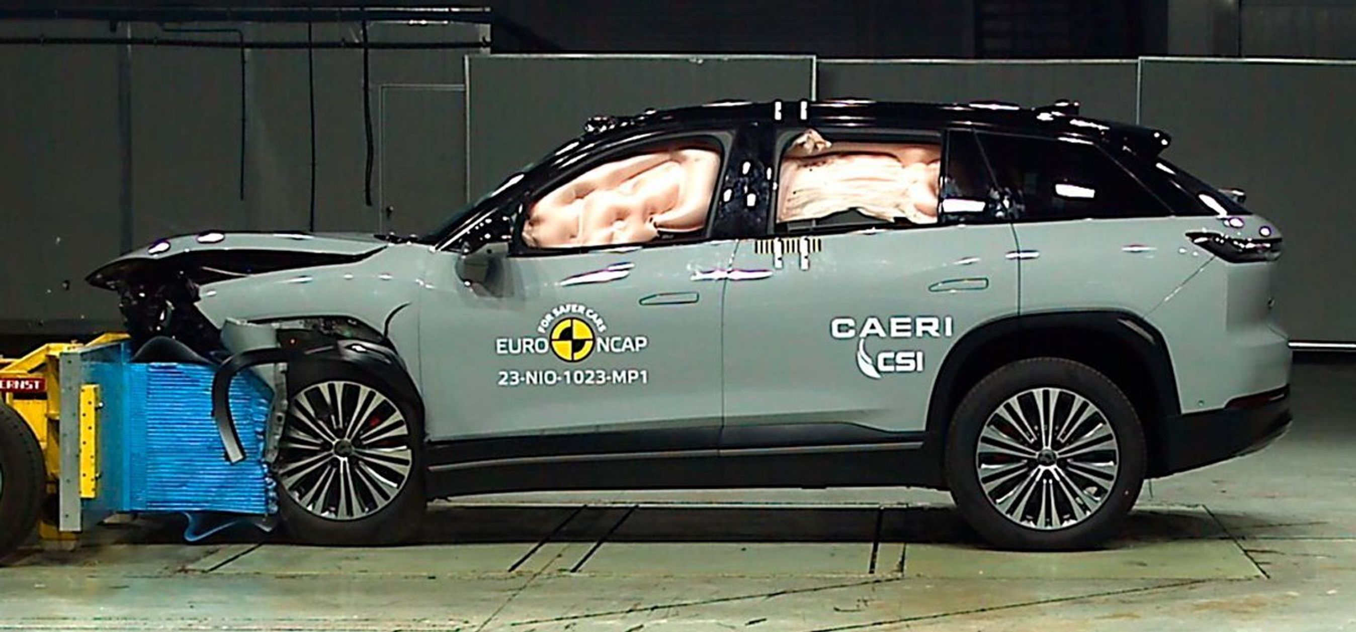 Nio EL7 i kollisionstest.