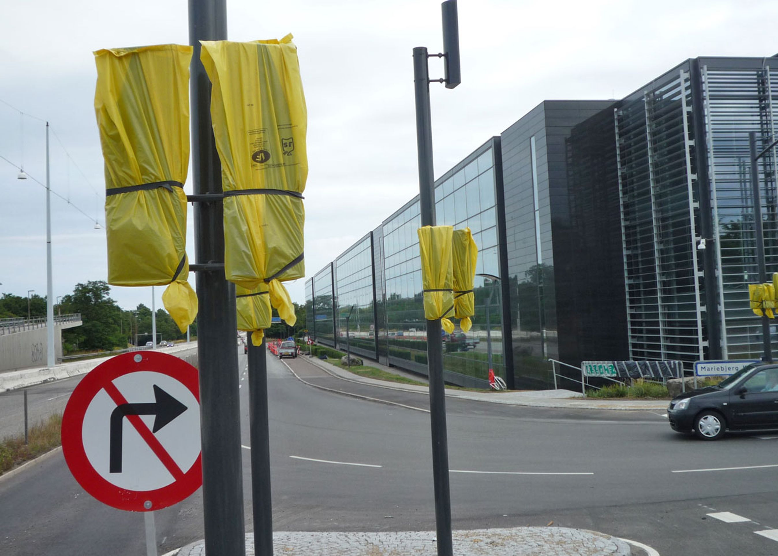 Den nye signalregulering tændes først til september, når en brorenovation lige ved siden af er færdig.