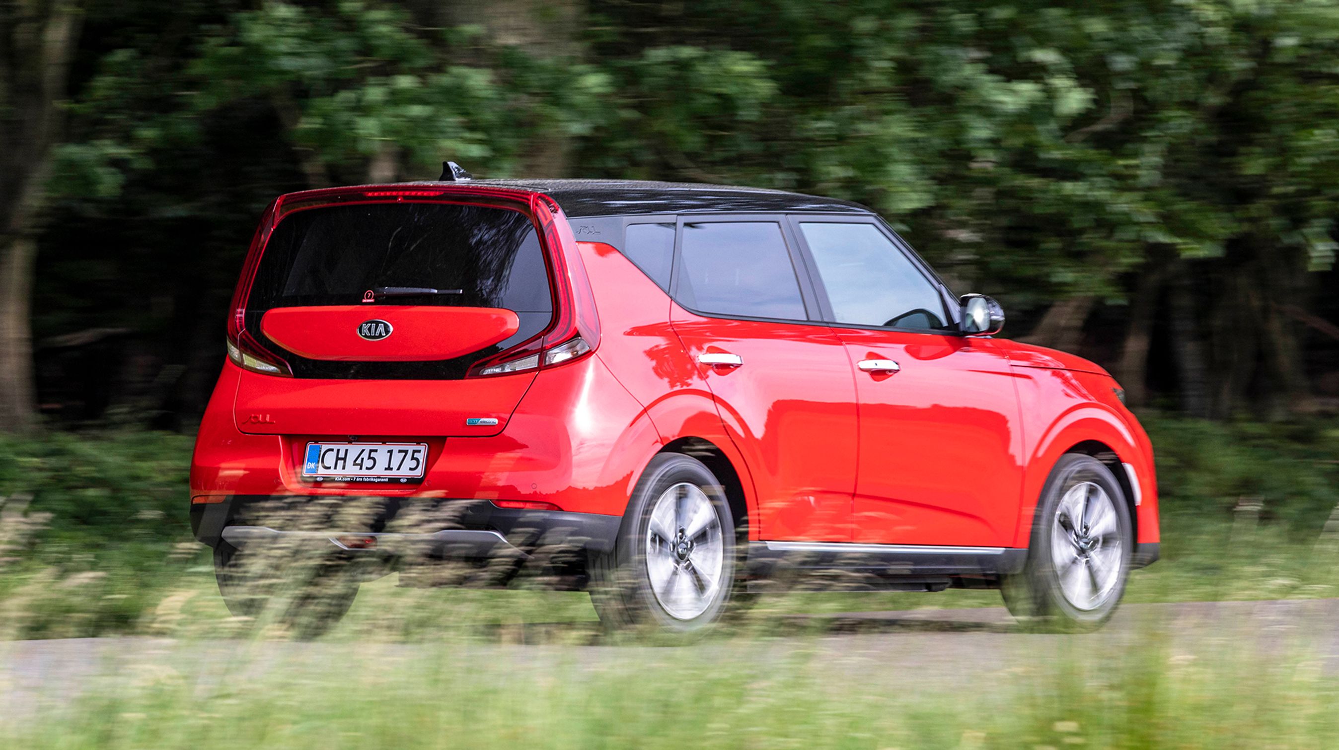 Designet på Kia e-Soul er anderledes, og enten elsker man bilens utraditionelle linjer, eller også hader man dem.