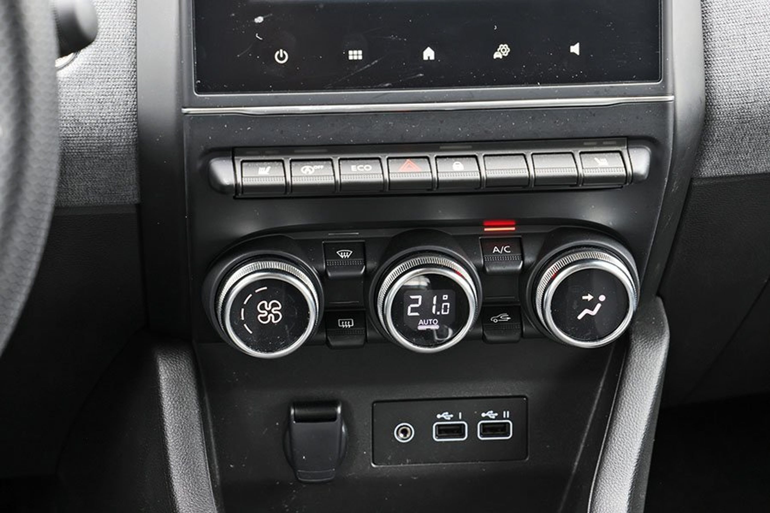 Knapper i en Renault Clio