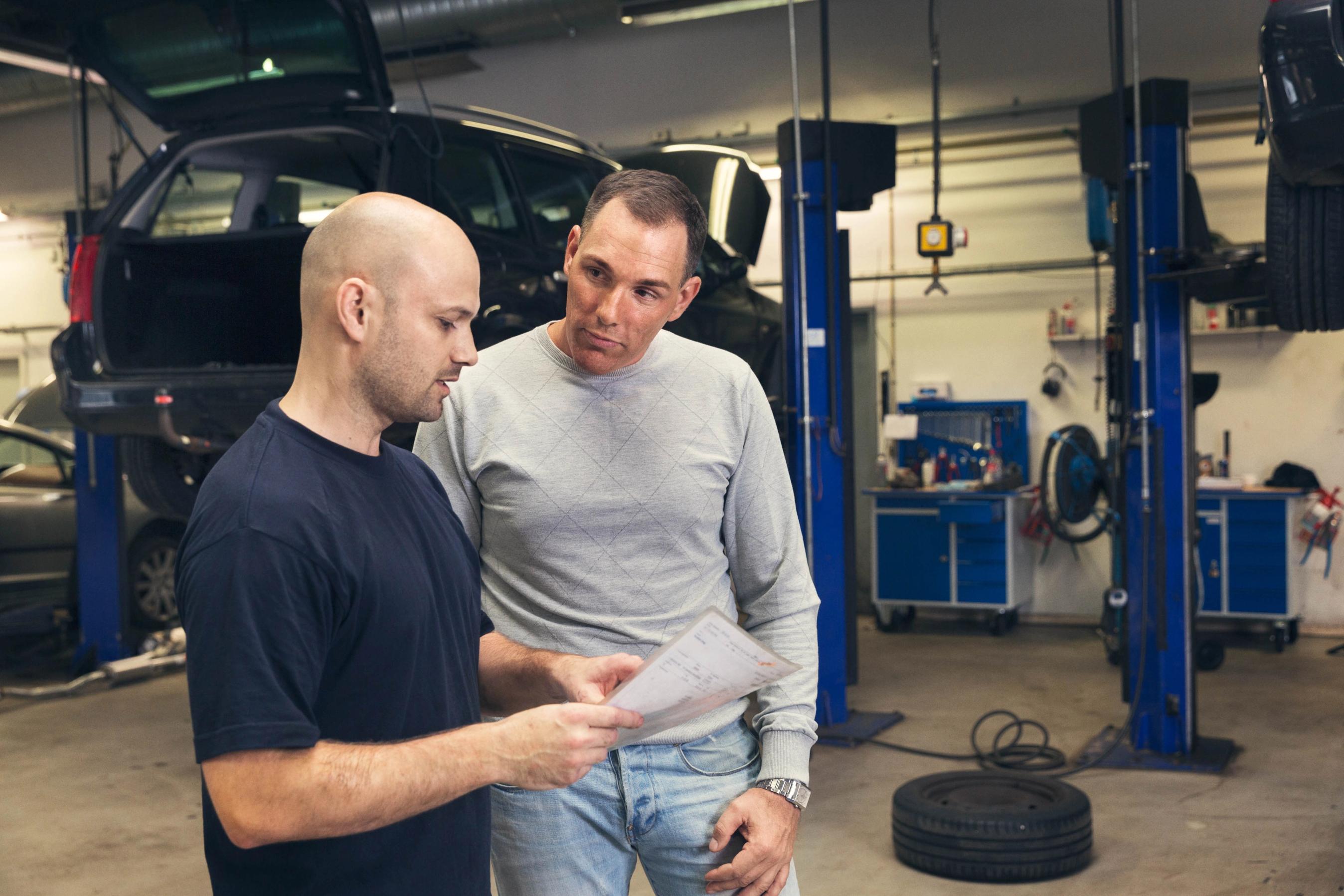 Ikke alle værksteder giver garanti på reservedele og værkstedsarbejde