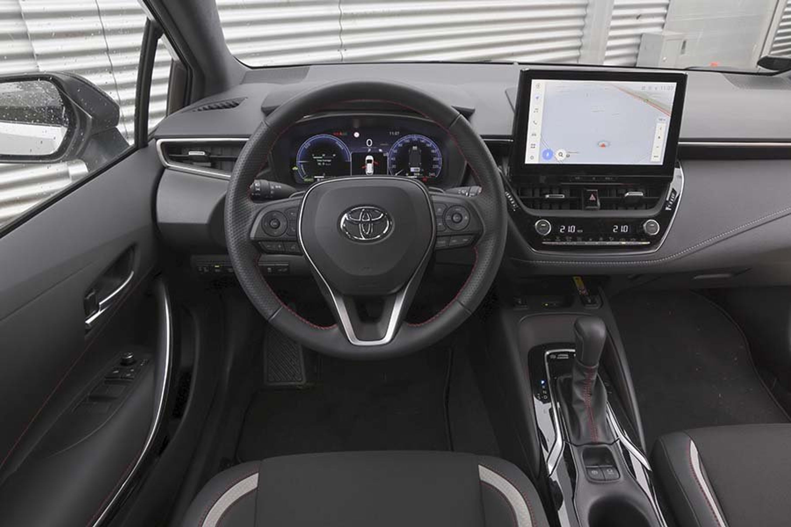 Kabinen i en Toyota Corolla