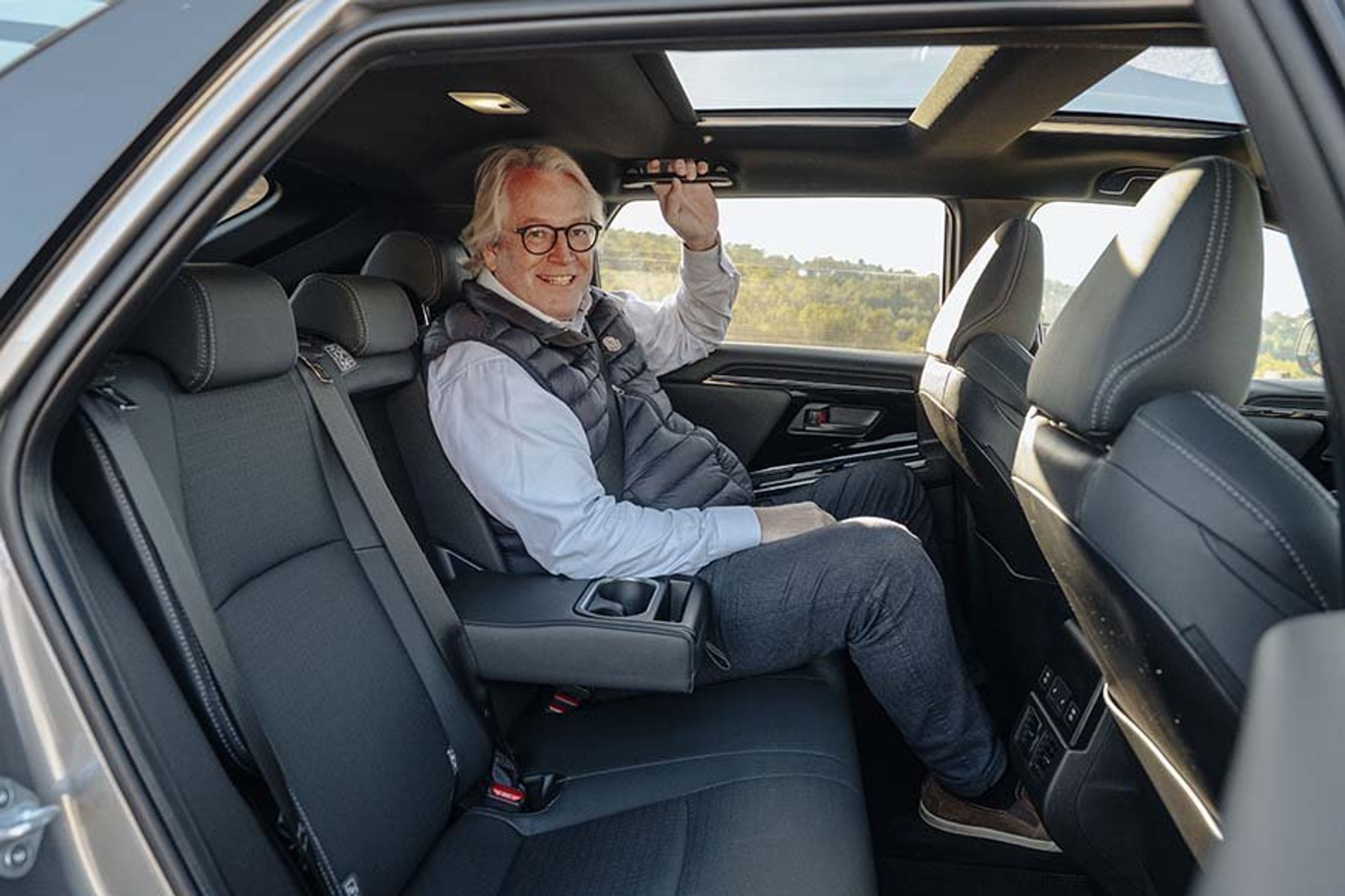 Bagsædepladsen er fin i Toyota bZ4X