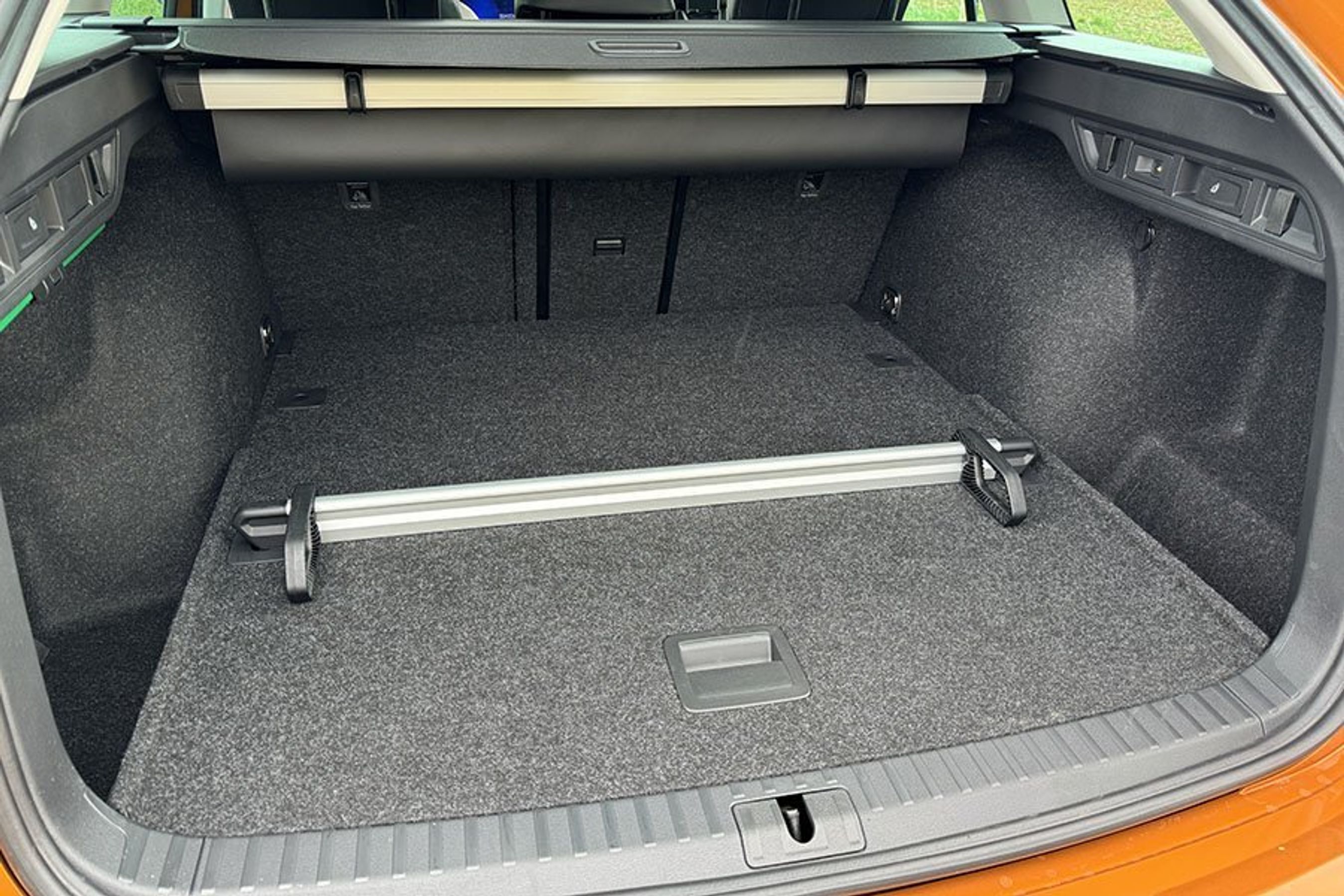 Bagagerummet i en Skoda Octavia
