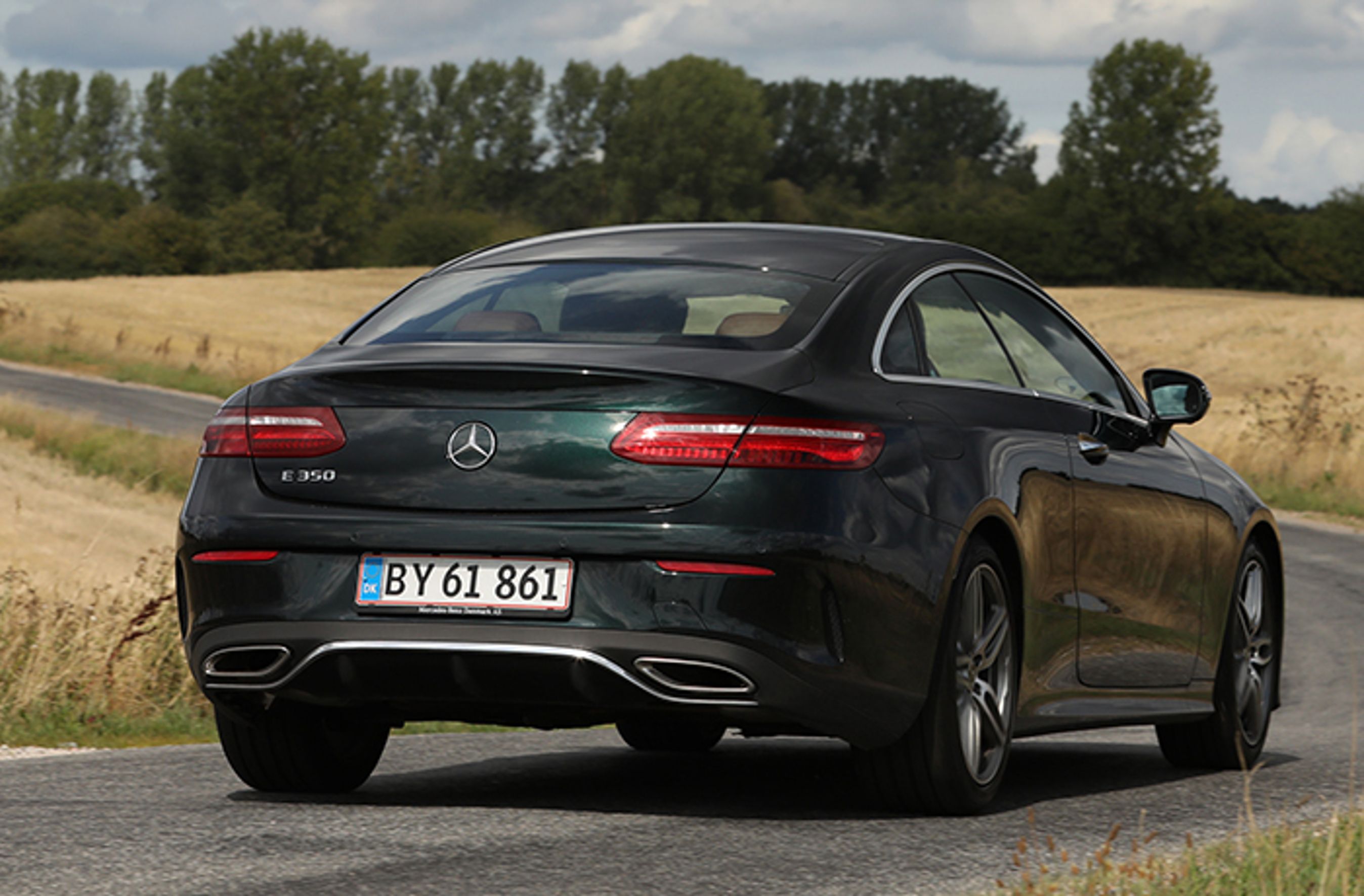 Mercedes E Coupe bagfra