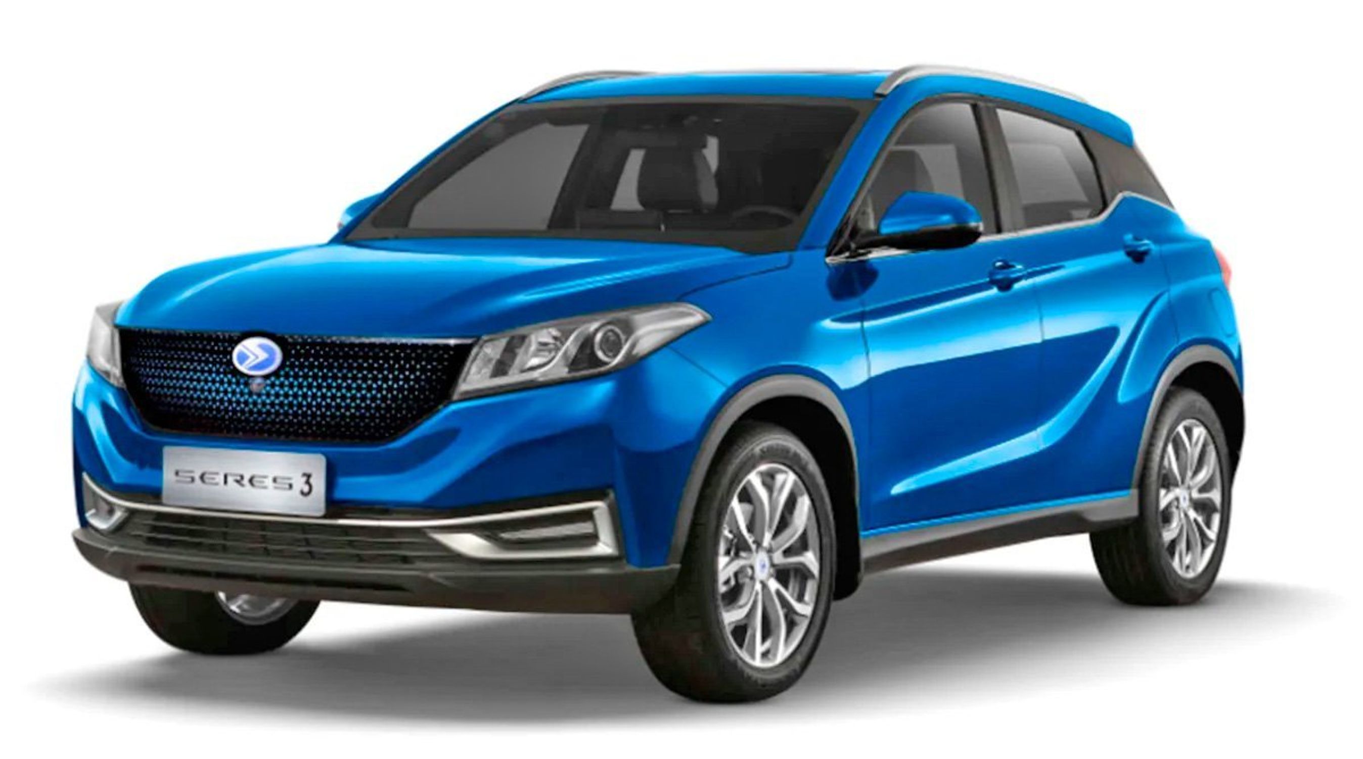 Seres 3 i blå skråt forfra.