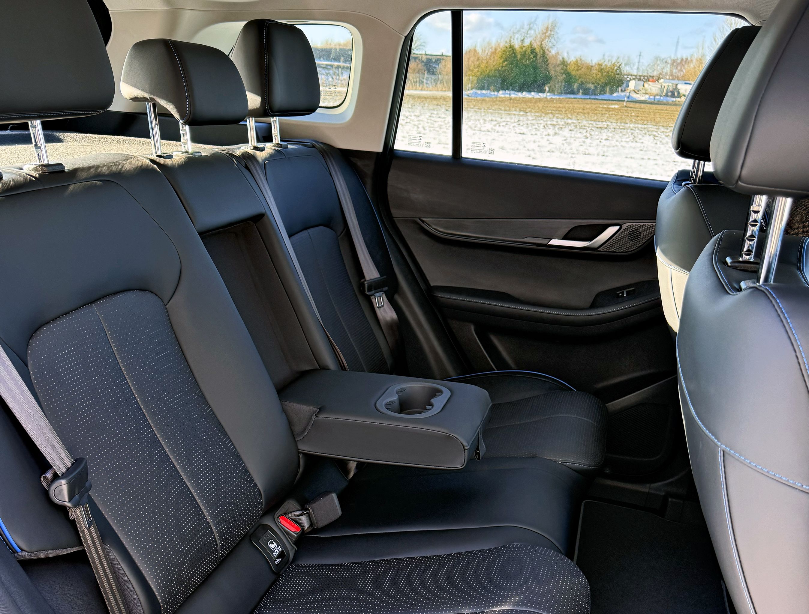 Bagsæde i en Jaecoo J5 EV