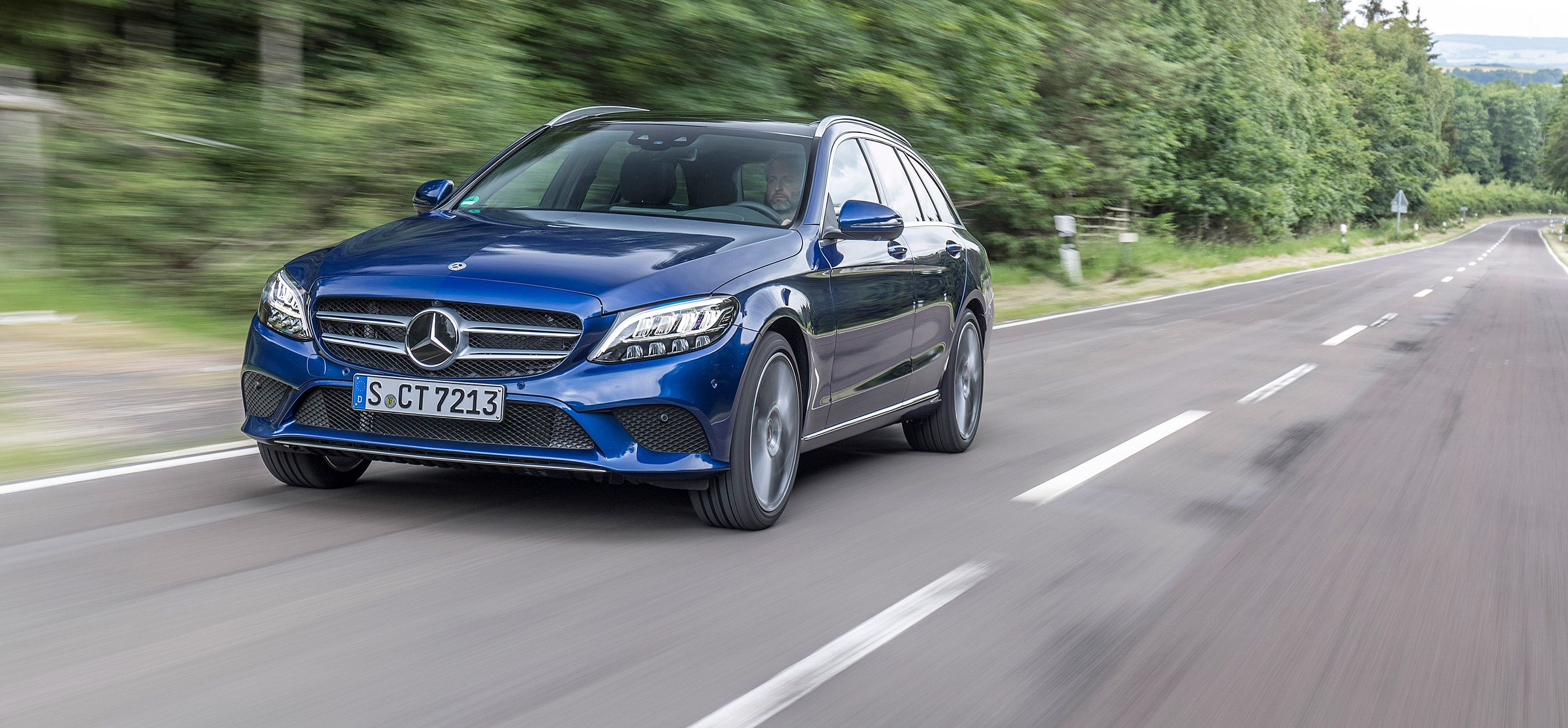 2018-udgaven af C-klassen forfra.