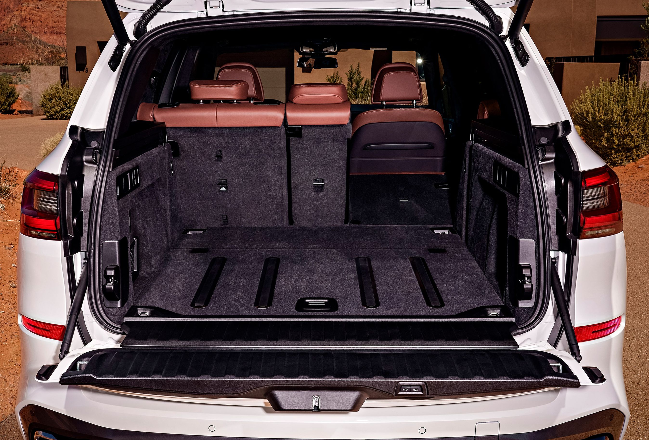 Bagagerummet er virkelig stort., 645 liter. Det er muligt at få en tredje sæderække.