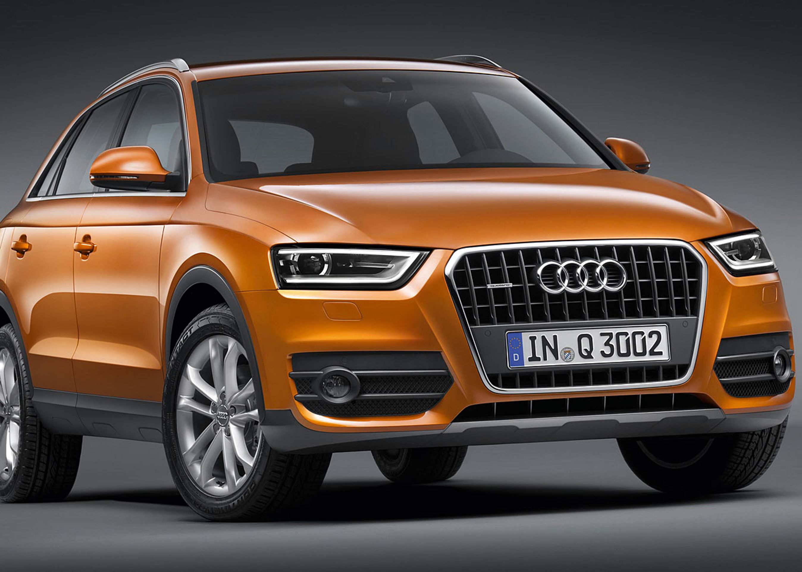 Q3 har et vindglat karrosseri: Luftmodstandskoefficenten er kun0,32.