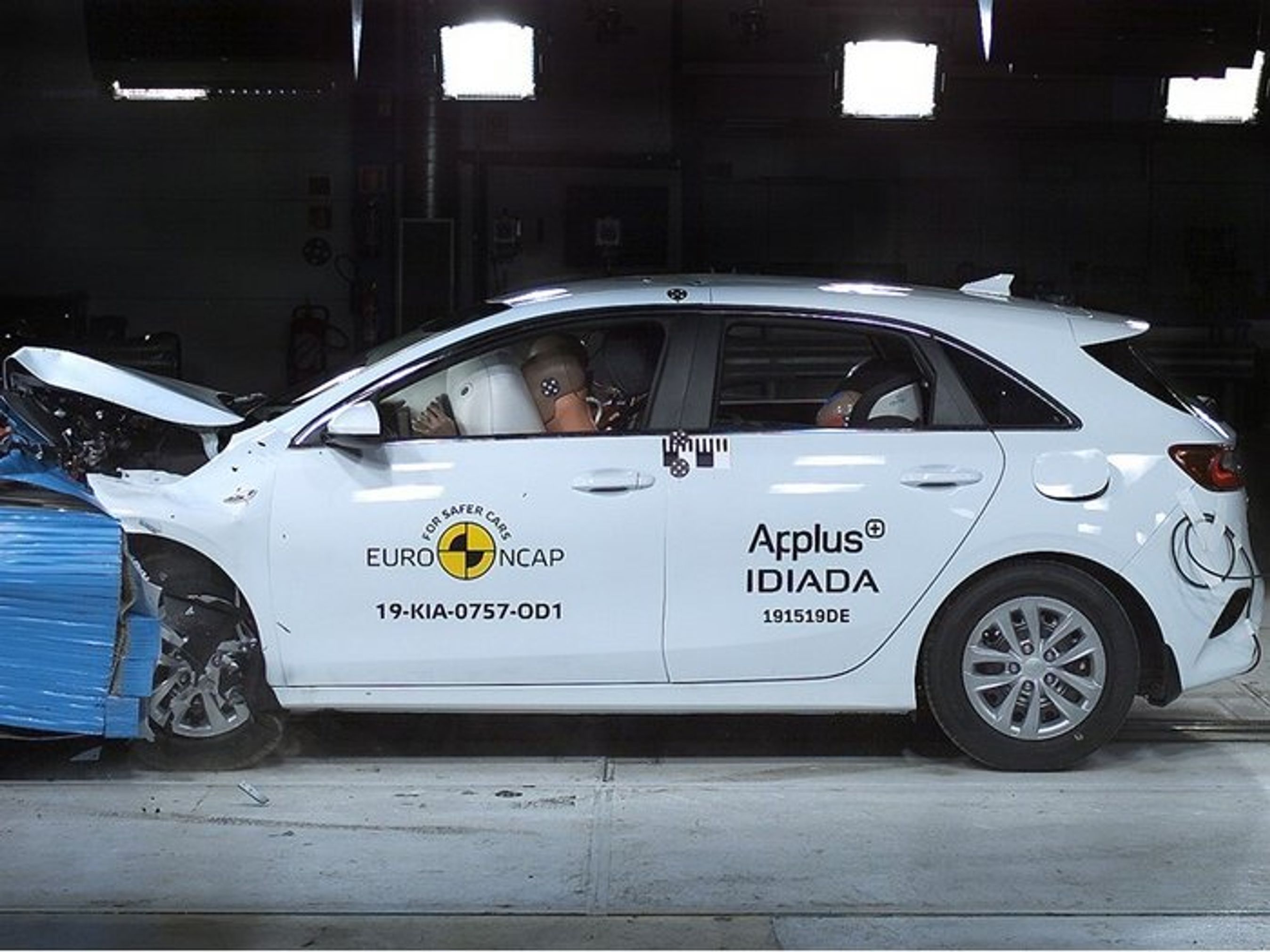 Kia Ceed er testet til både fire og fem Euro NCAP-stjerner