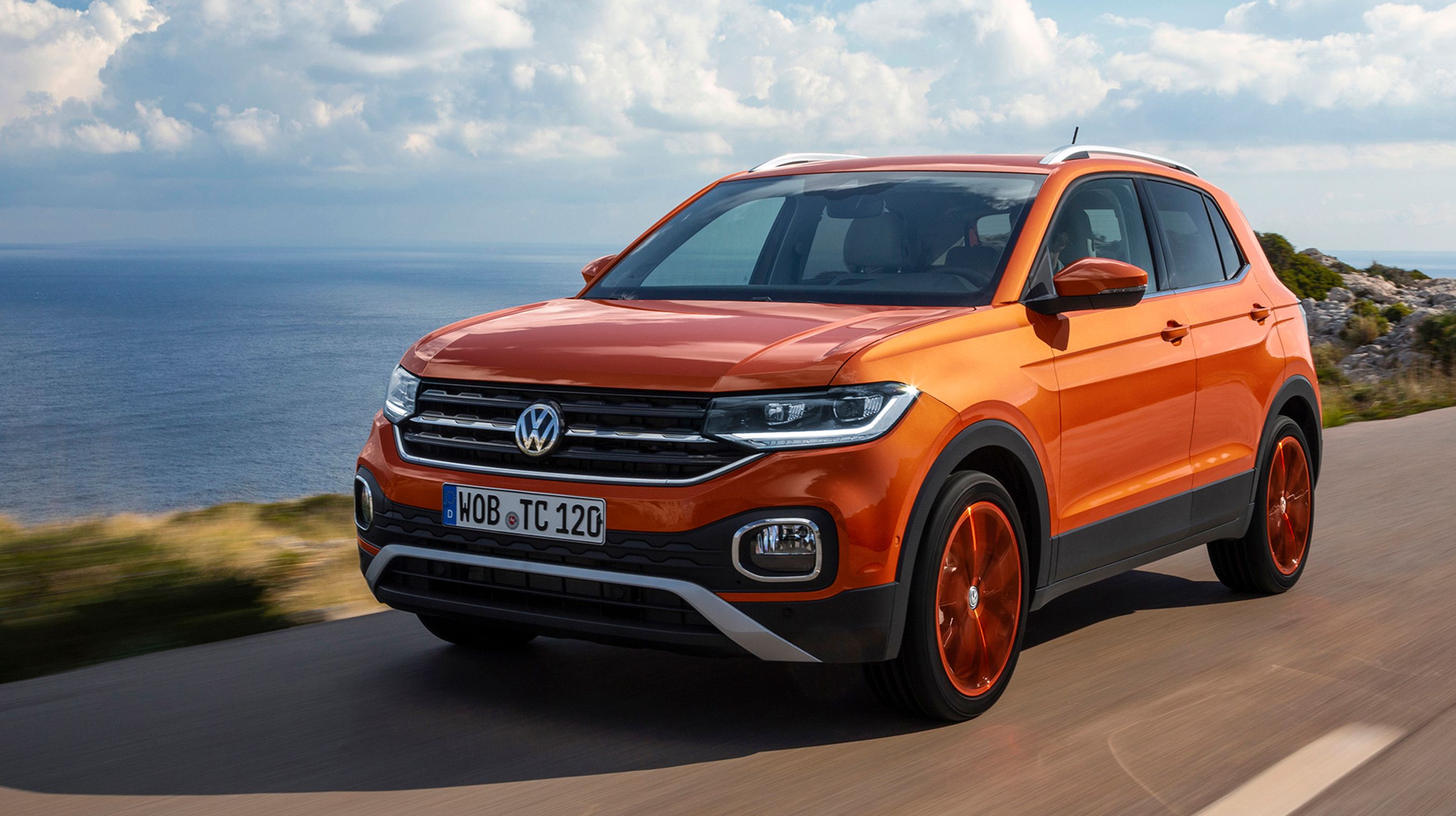 VW T-Cross set forfra