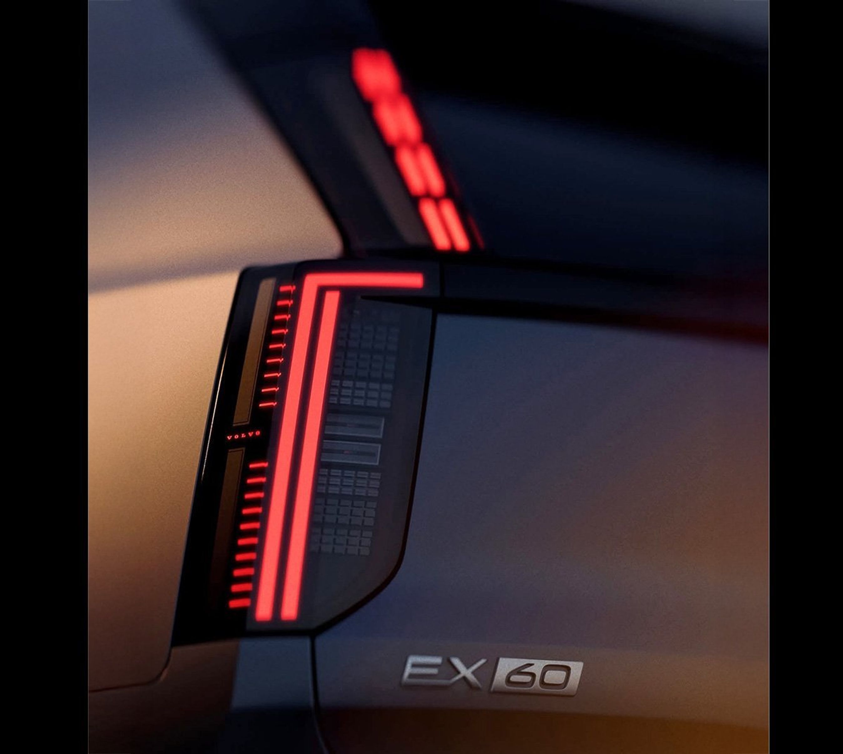 Baglygte på Volvo EX60