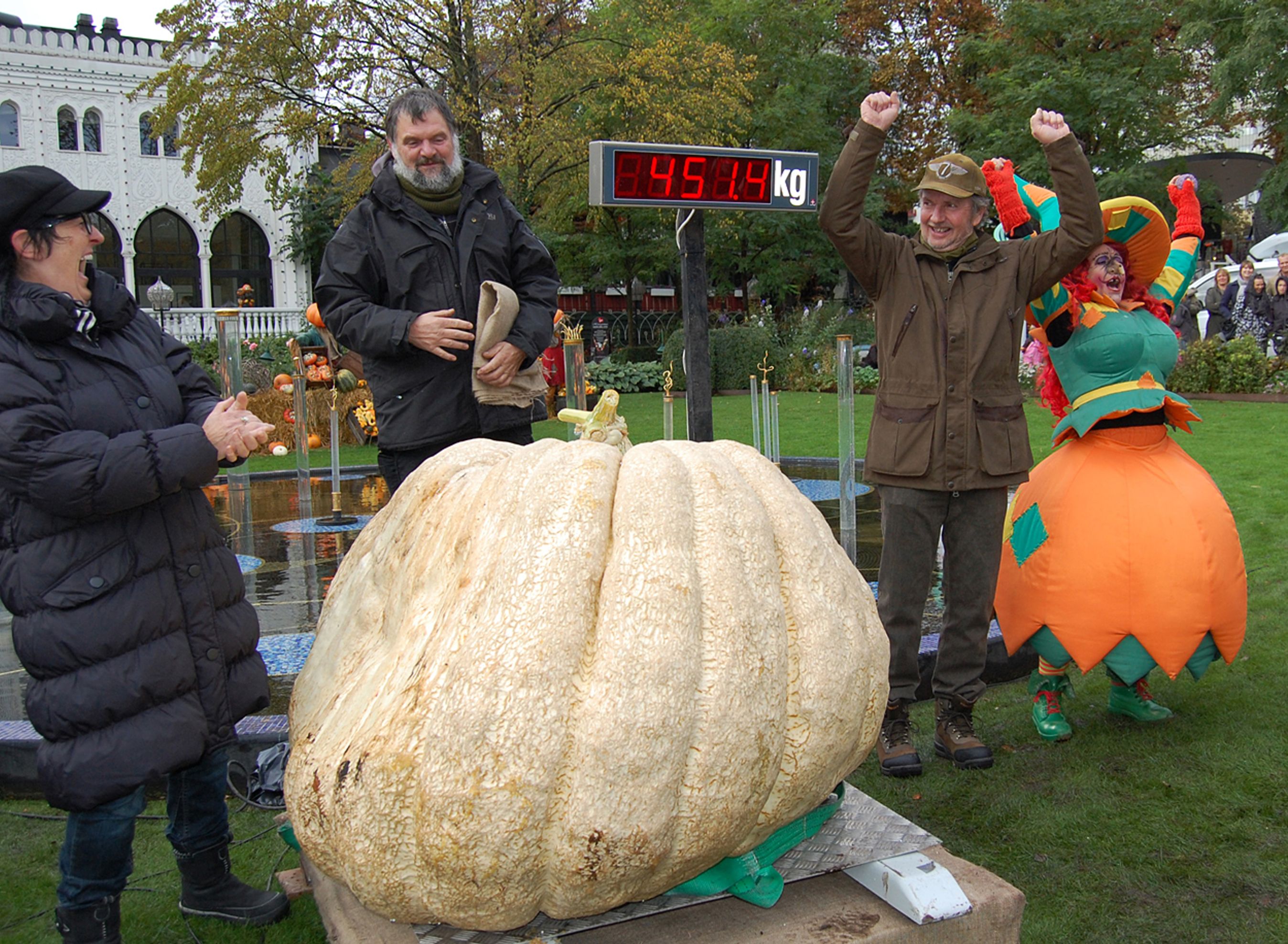 351,4 kg vejede sidste års tungeste græskar. Har du et, der er større, så tag det med i Tivoli