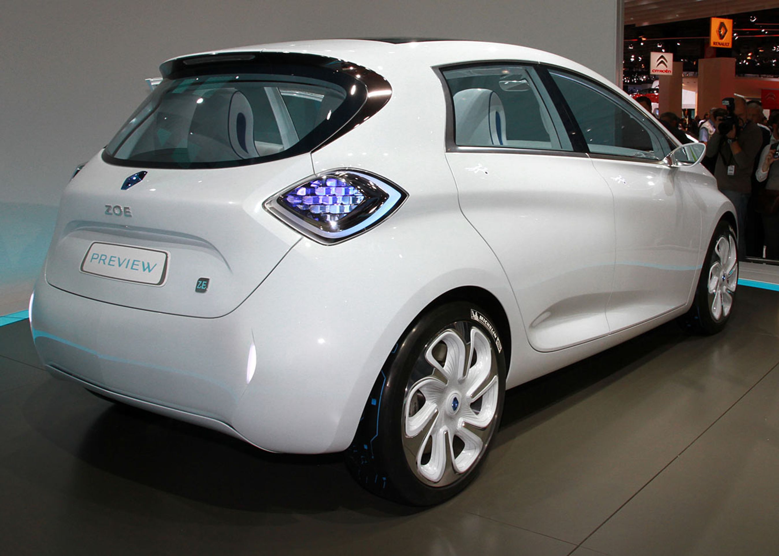 Renault Zoe fås med enten fastmonteret eller udskifteligt batteri.