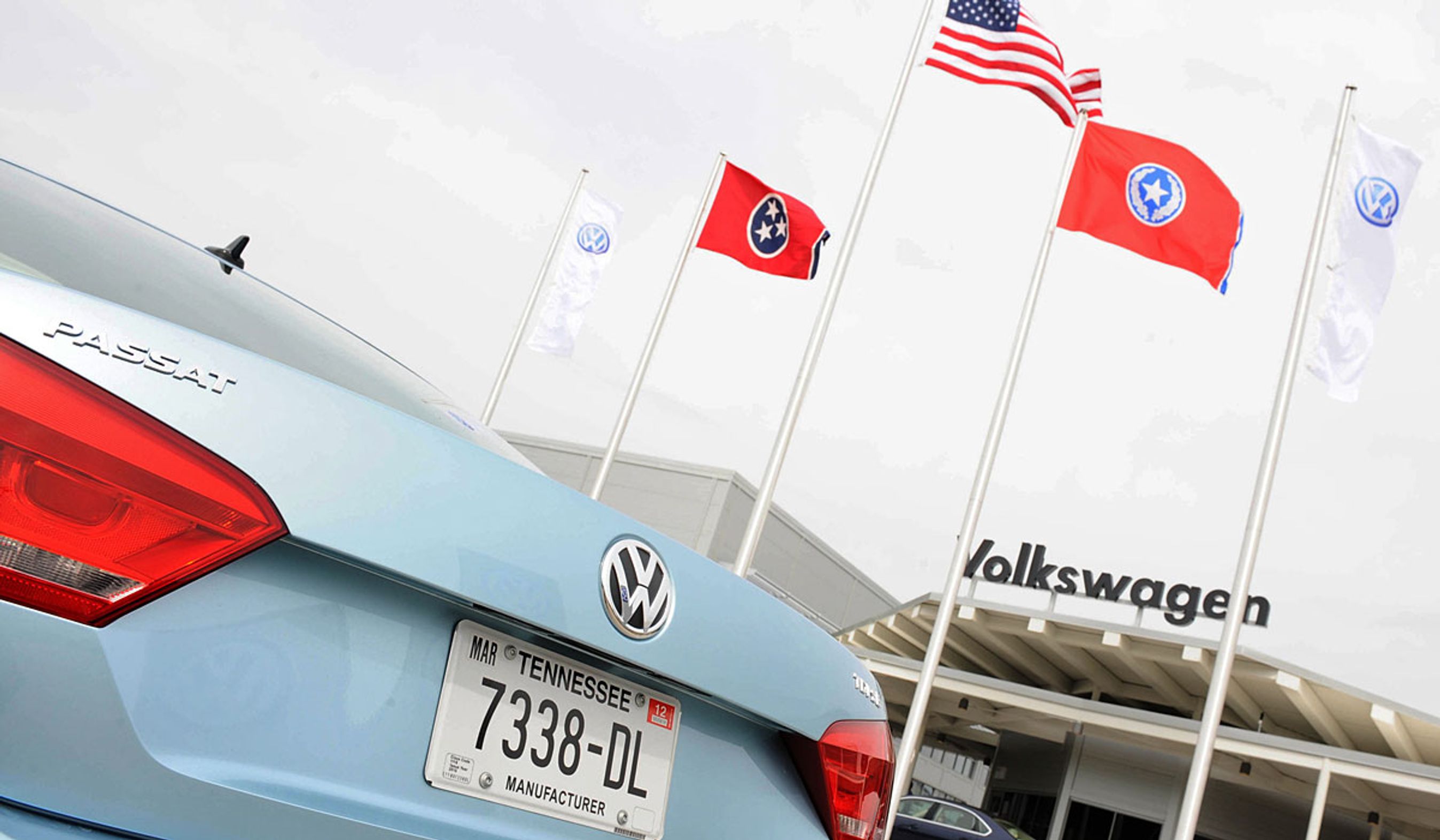 Den store Passat går snart i produktion her i Chattanooga i Tennessee.