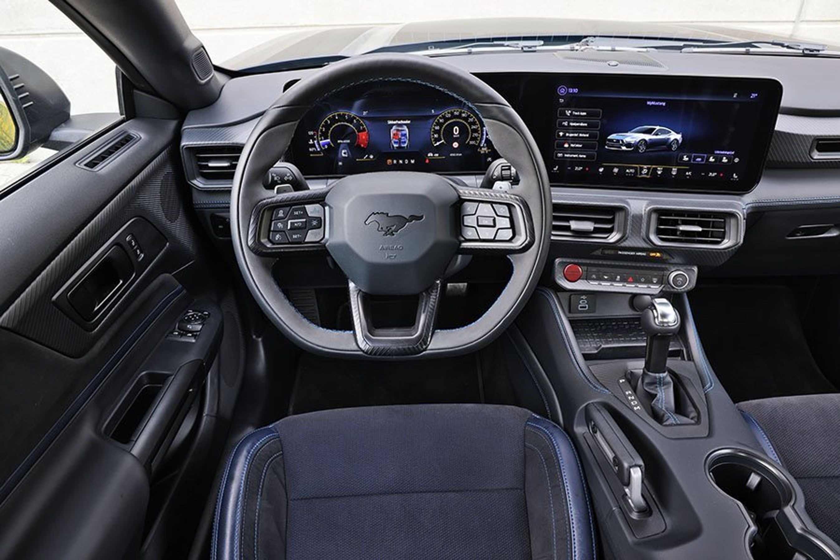 Kabinen i en Ford Mustang