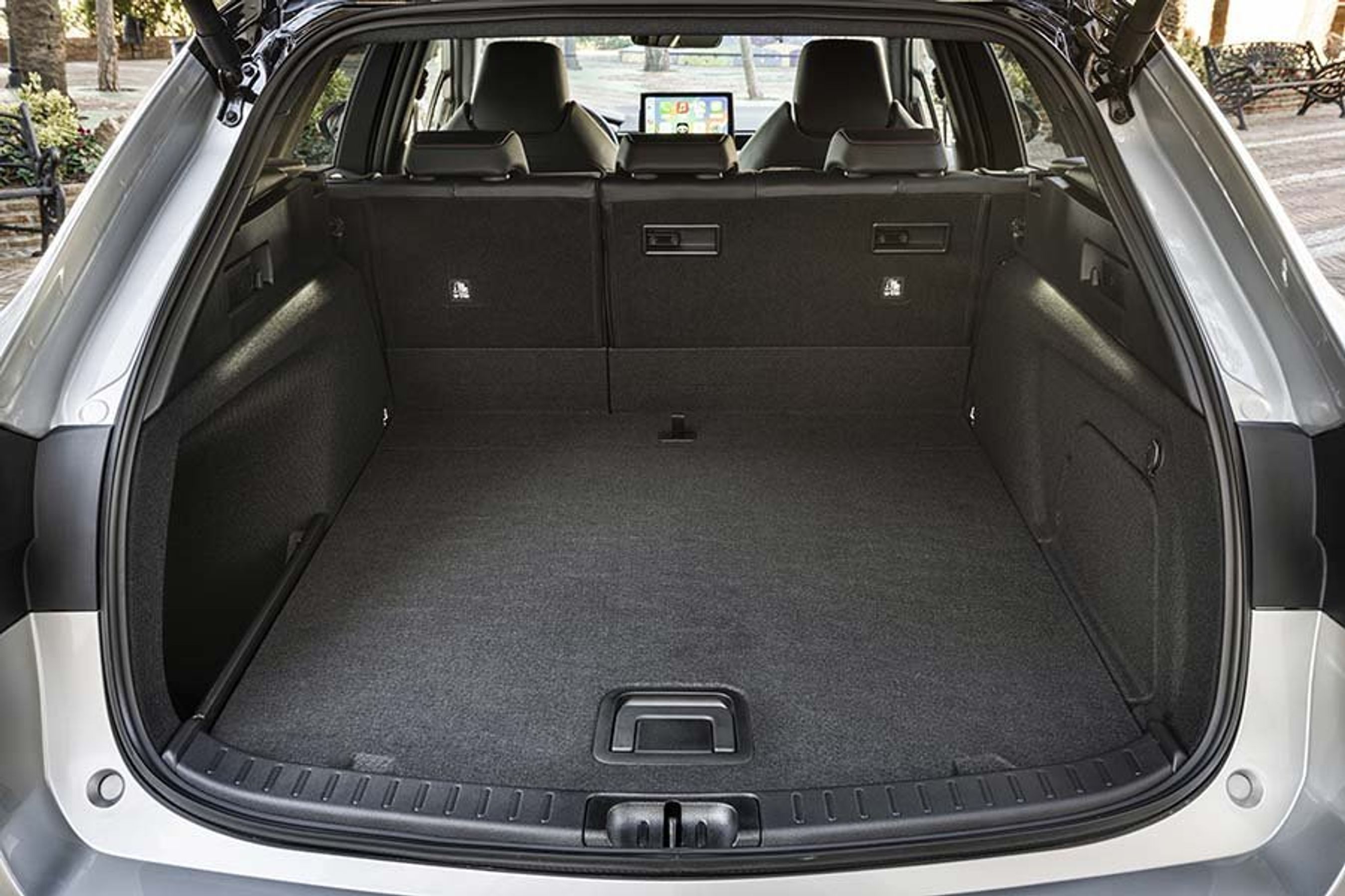 Bagagerummet i stationcarudgaven af Toyota Corolla