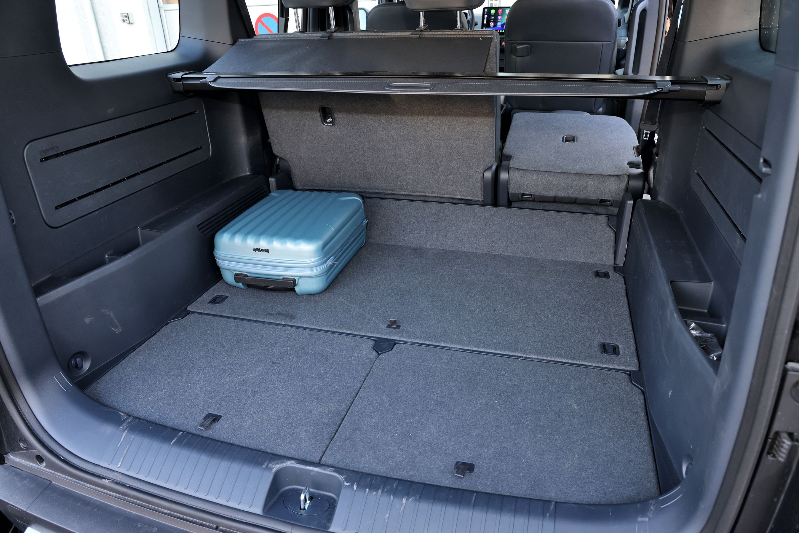 Stort bagagerum i en Kia PV5